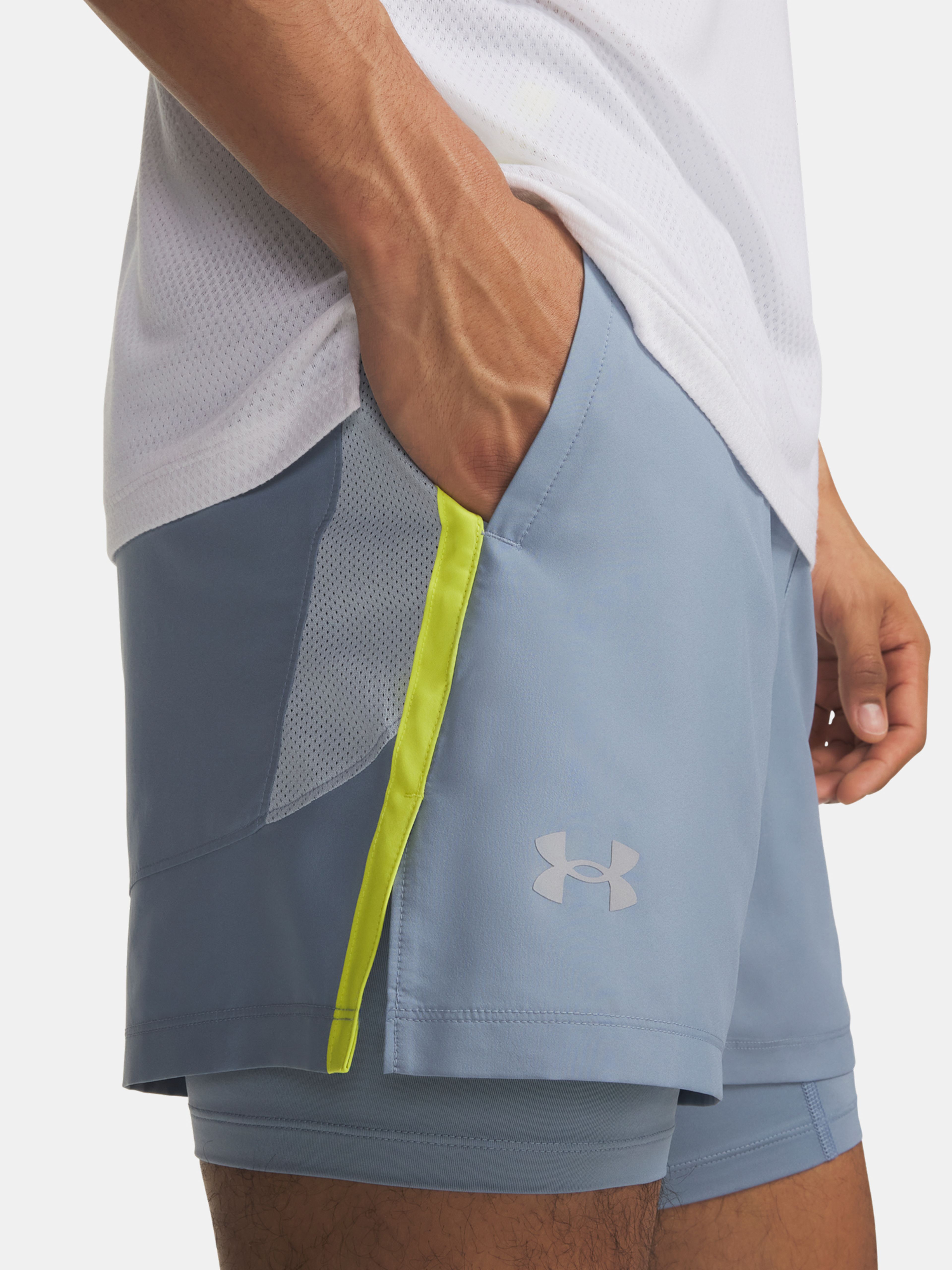 Vyriški šortai Under Armour UA LAUNCH 5'' 2-IN-1 SHORTS - 003