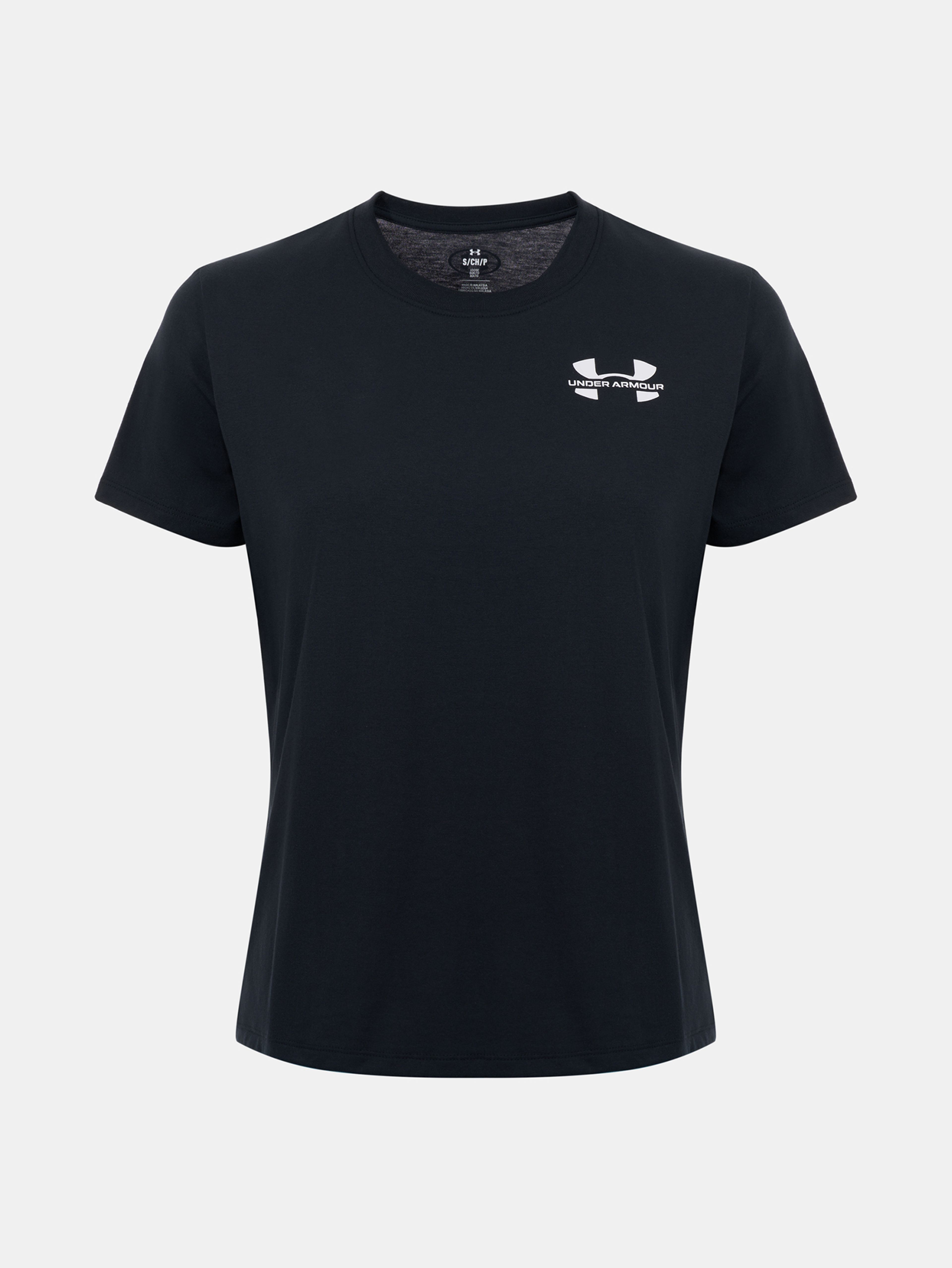 Női póló Under Armour UA LC Logo SS-BLK