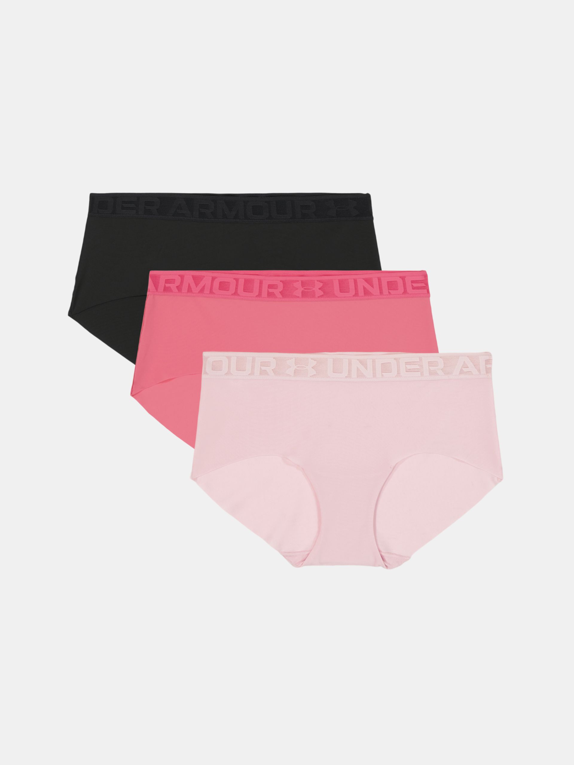 Sieviešu biksītes Under Armour UA Ps Ns Lace Trim Boyshort-Solid - 3pk - 001