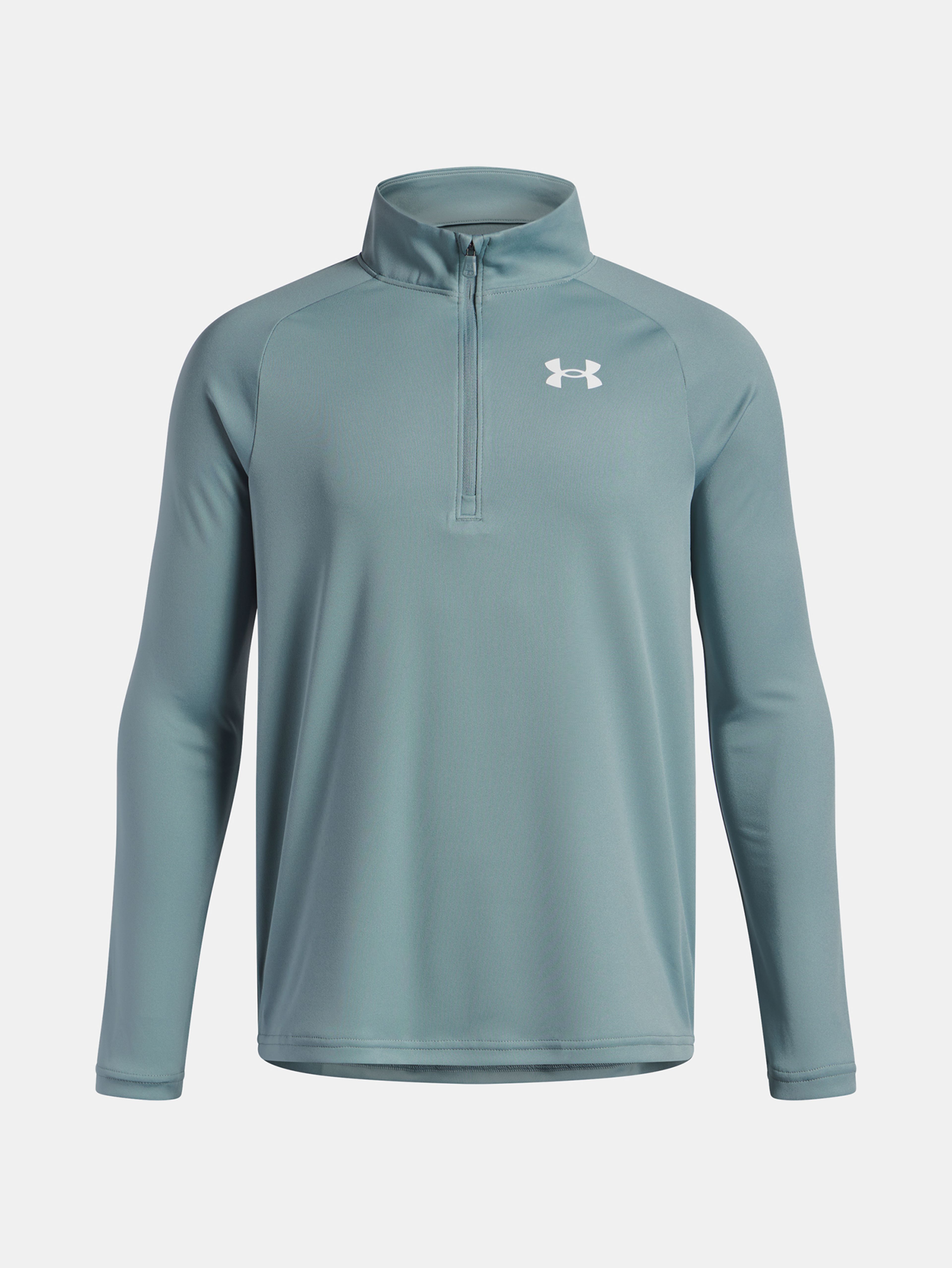 Fiú póló Under Armour UA Tech 2.0 1/2 Zip-GRN