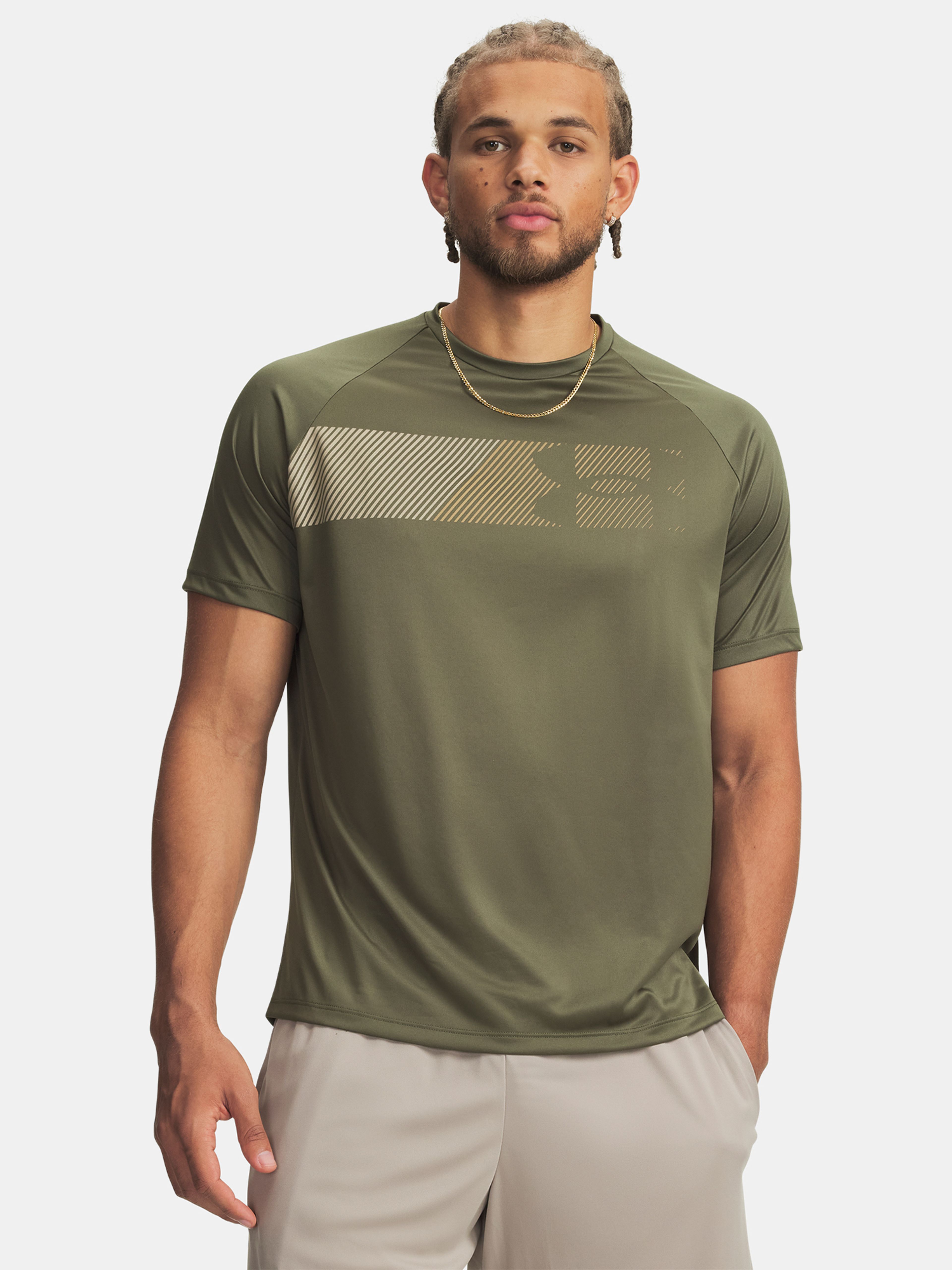 Pánske tričko Under Armour UA Tech Graphic Tee - 001
