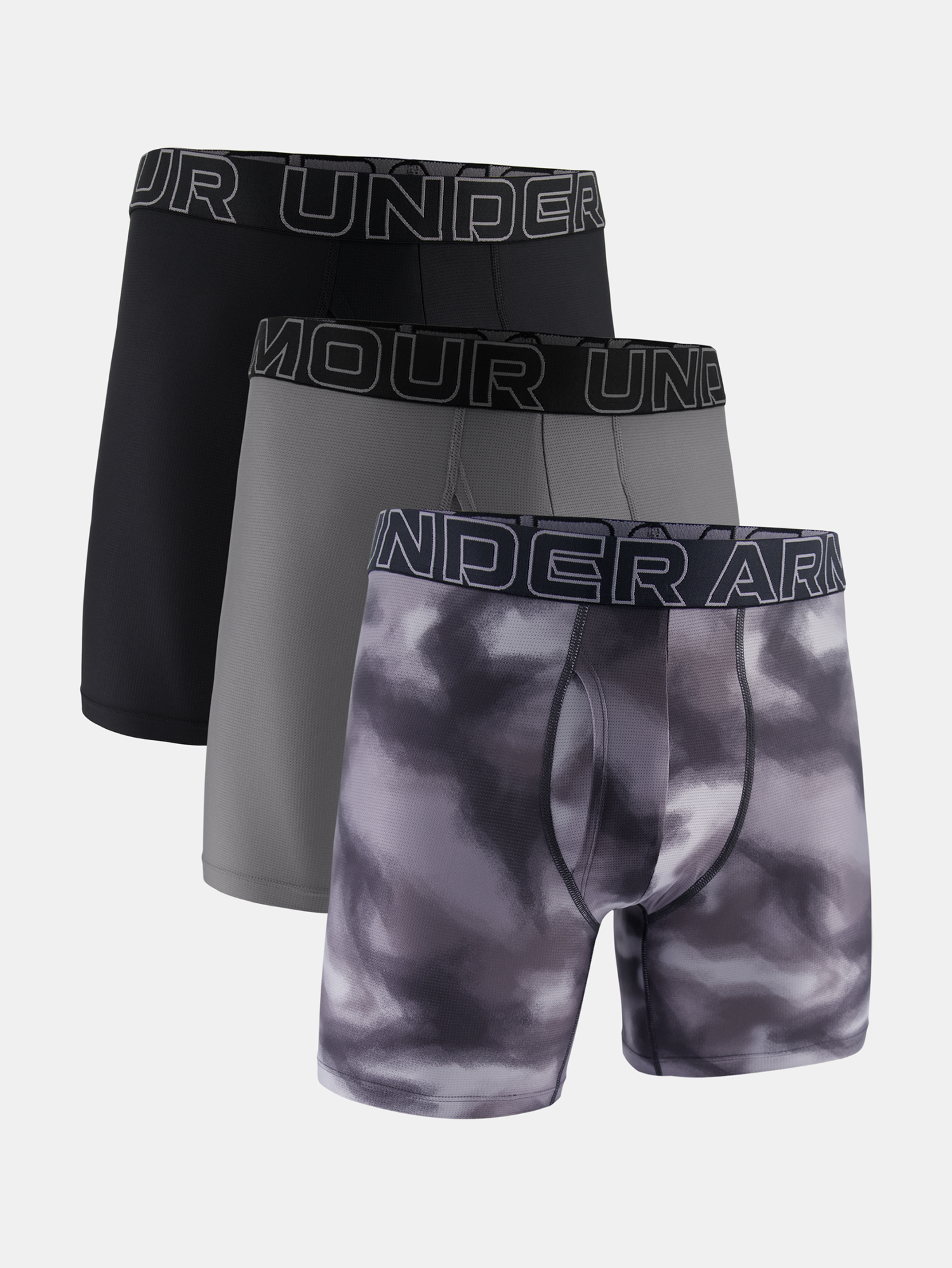 Pánské boxerky Under Armour M UA Perf Tech Mesh 6in - 3pk