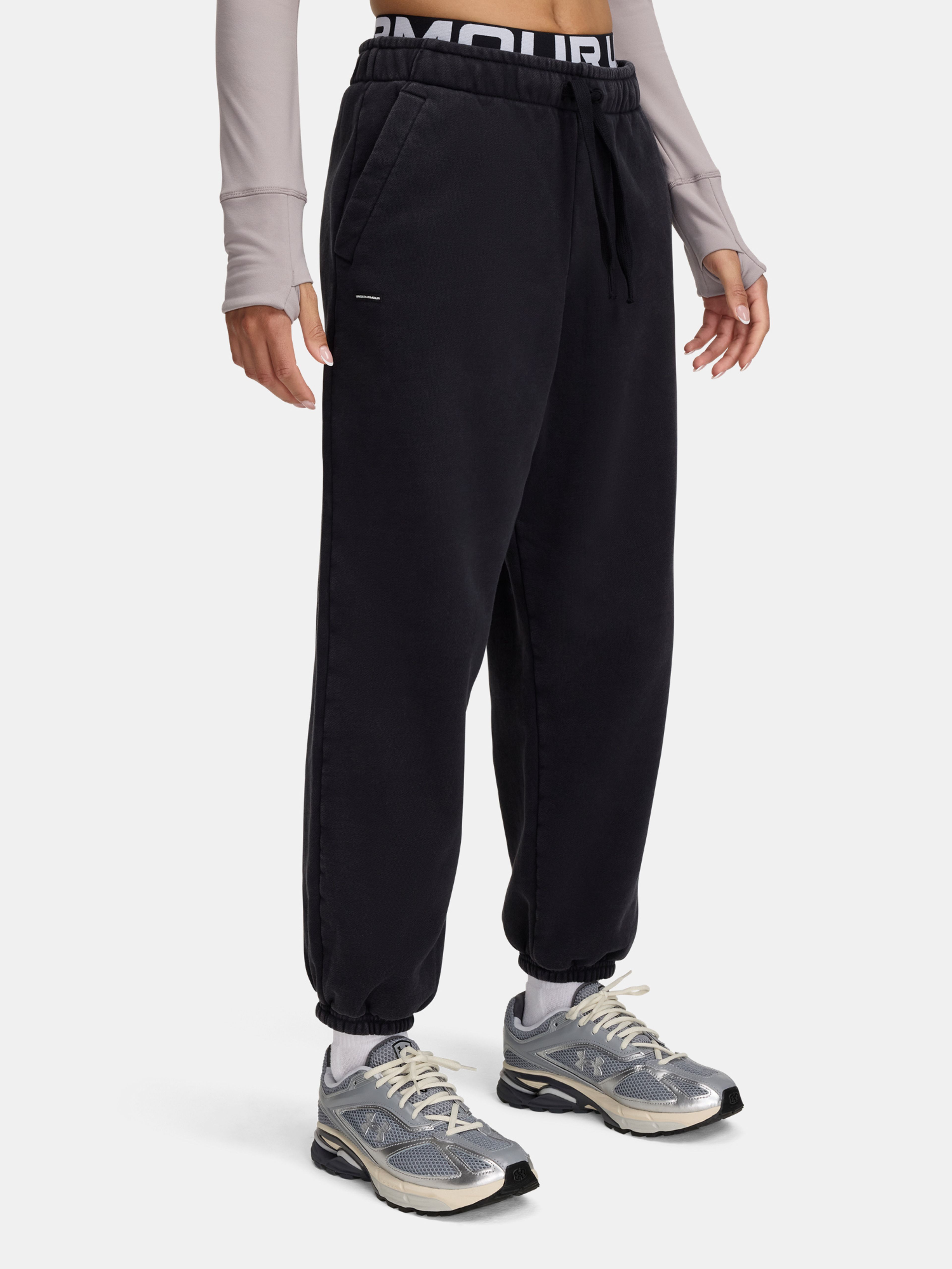 Ženske športne hlače  Under Armour UA Icon HWT Flc OS Pant