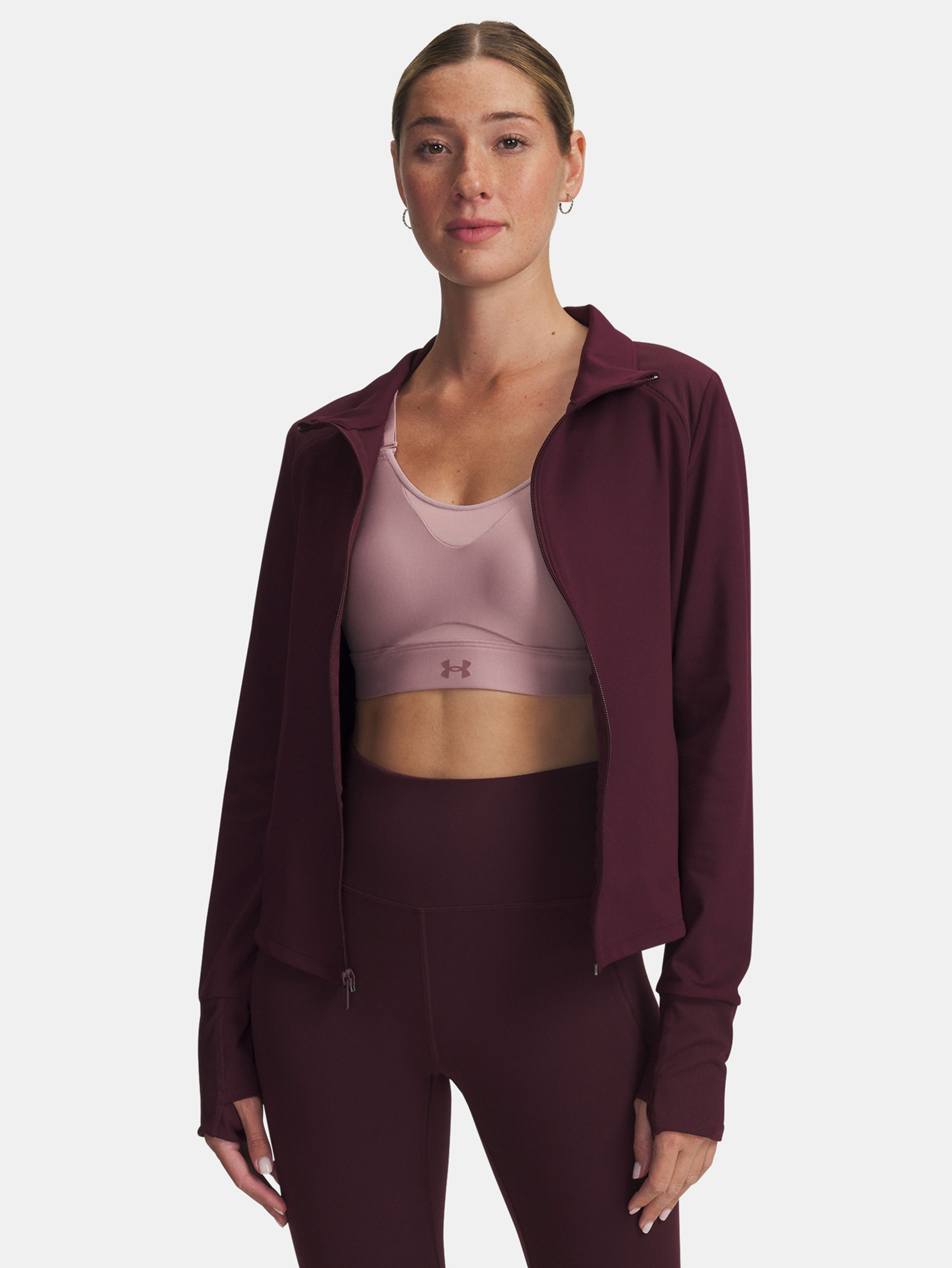 Dámska bunda Under Armour Meridian Jacket-RED