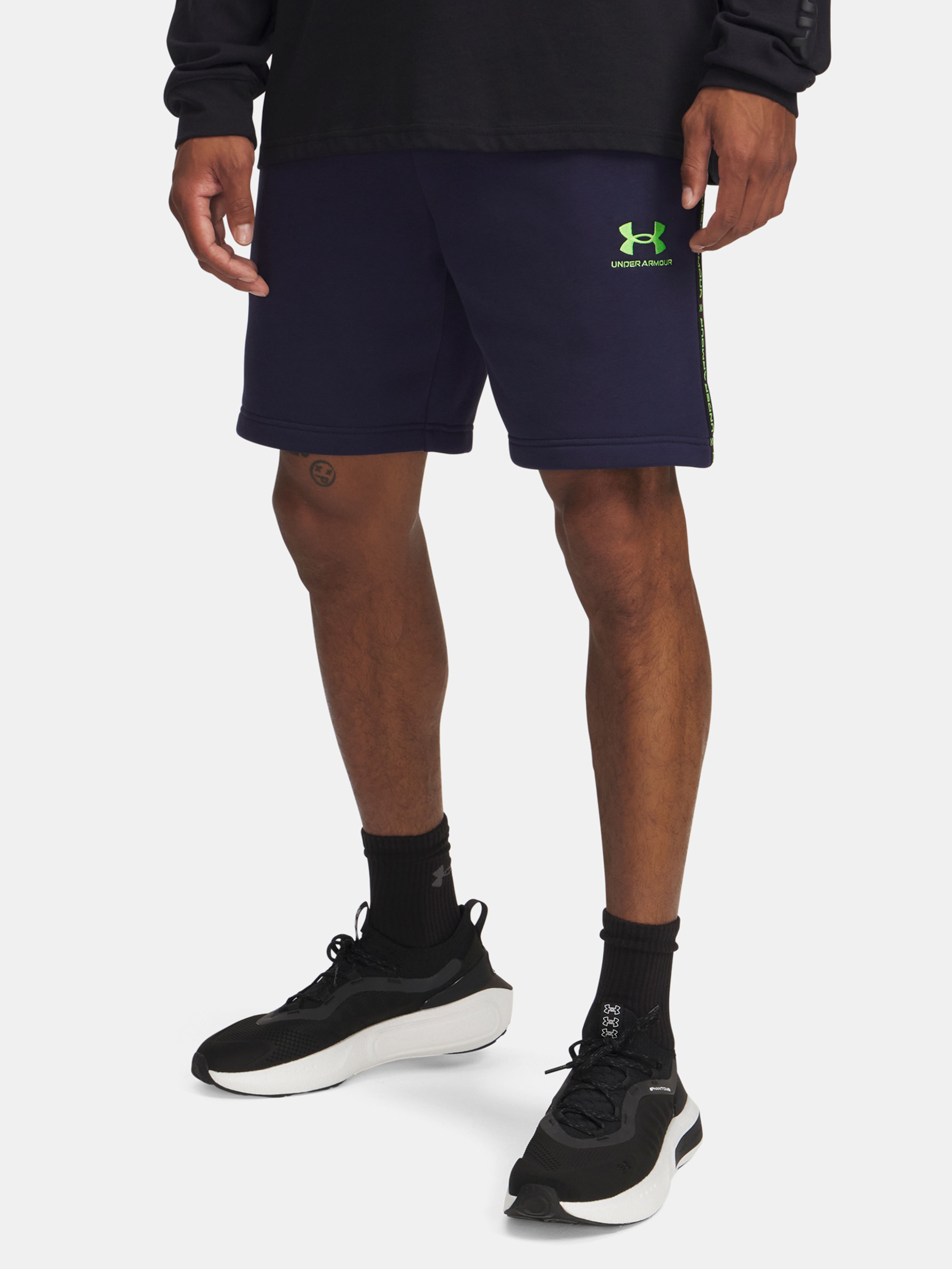 Férfi rövidnadrágok Under Armour UA Icon Fleece Short Taping