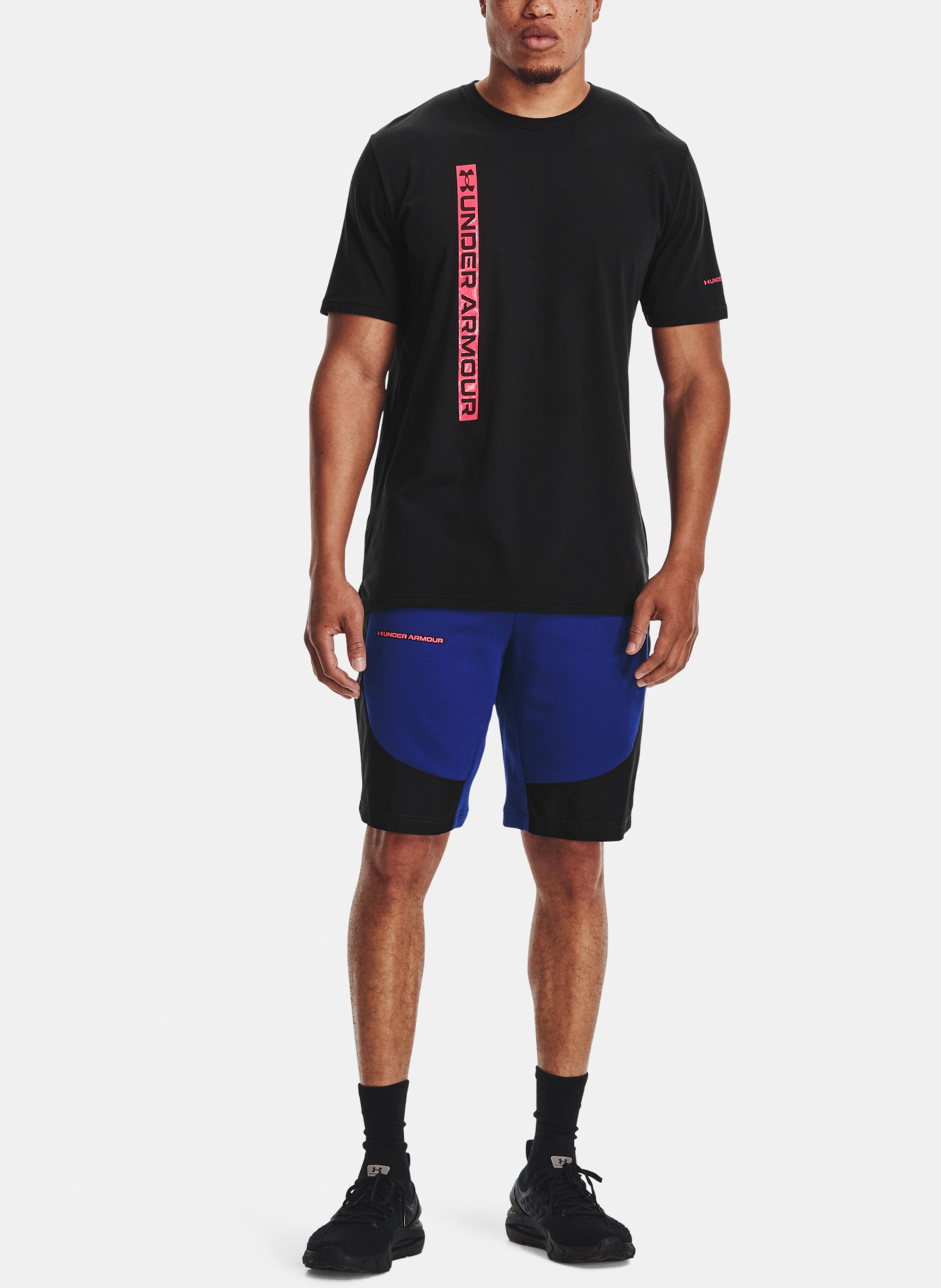 Pánské tričko Under Armour VERTICAL WORDMARK SS - 006