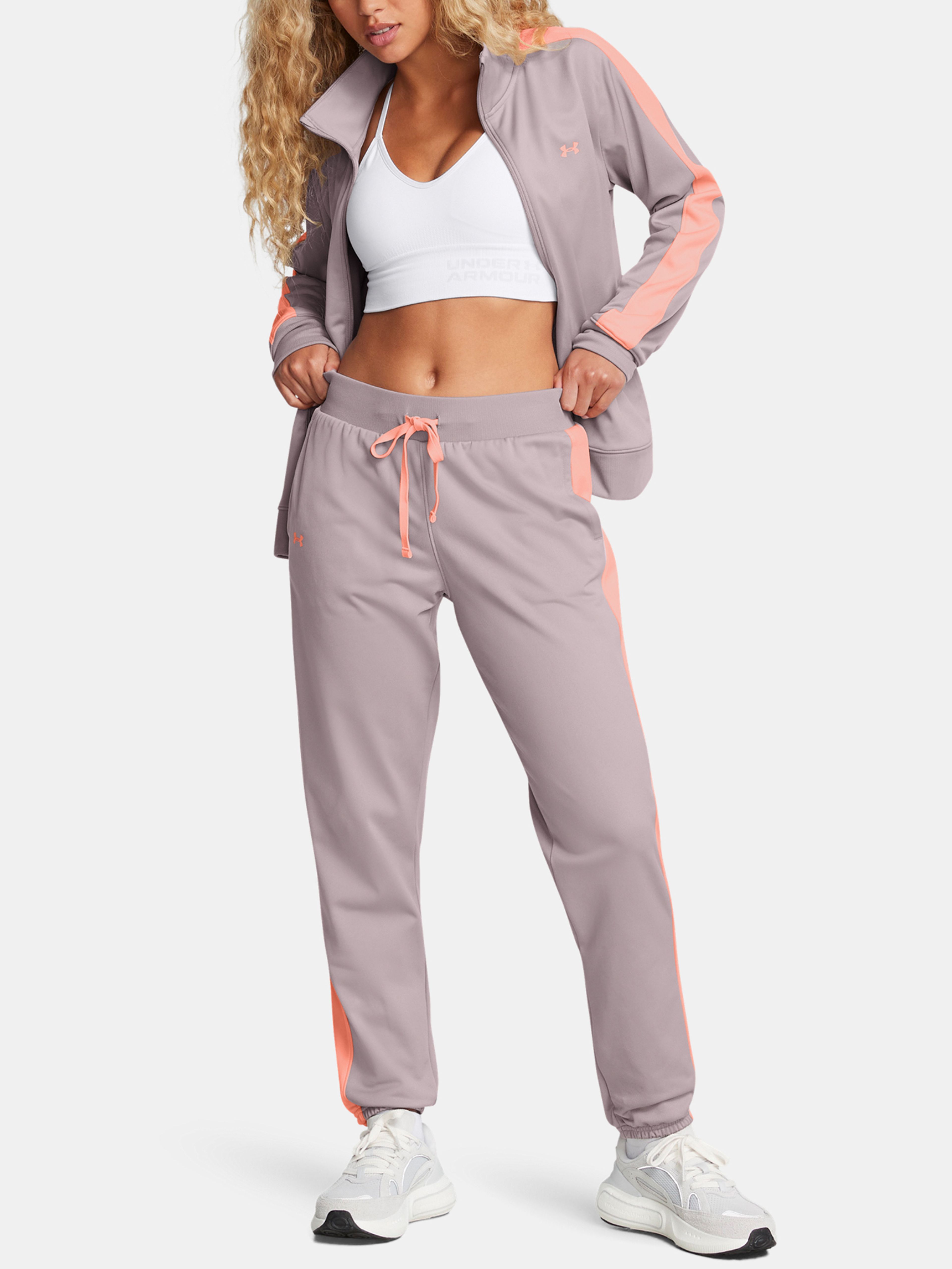 Női szett Under Armour Tricot Tracksuit-GRY