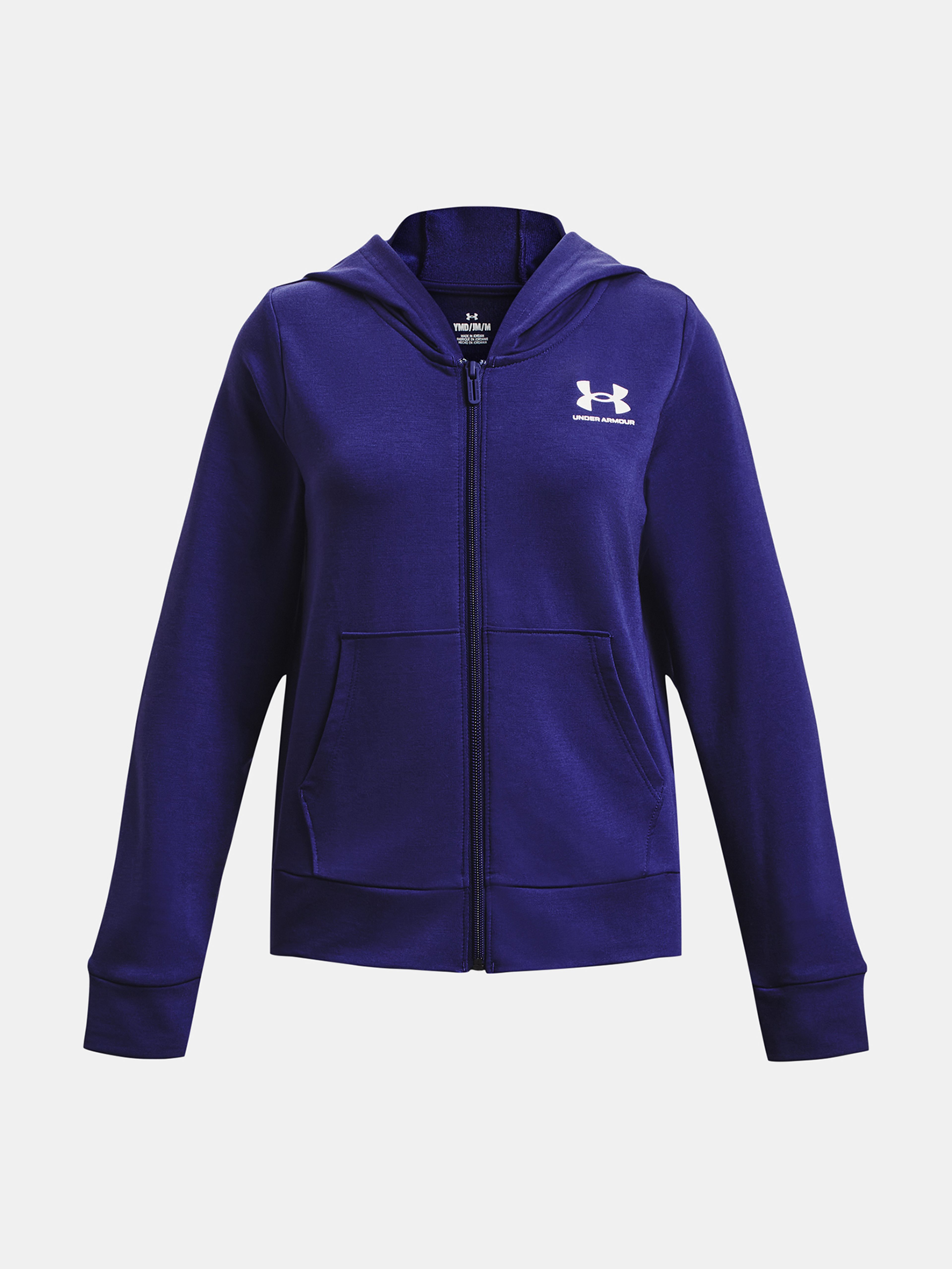 Dekliški pulover Under Armour UA Rival Terry FZ Hoodie-BLU