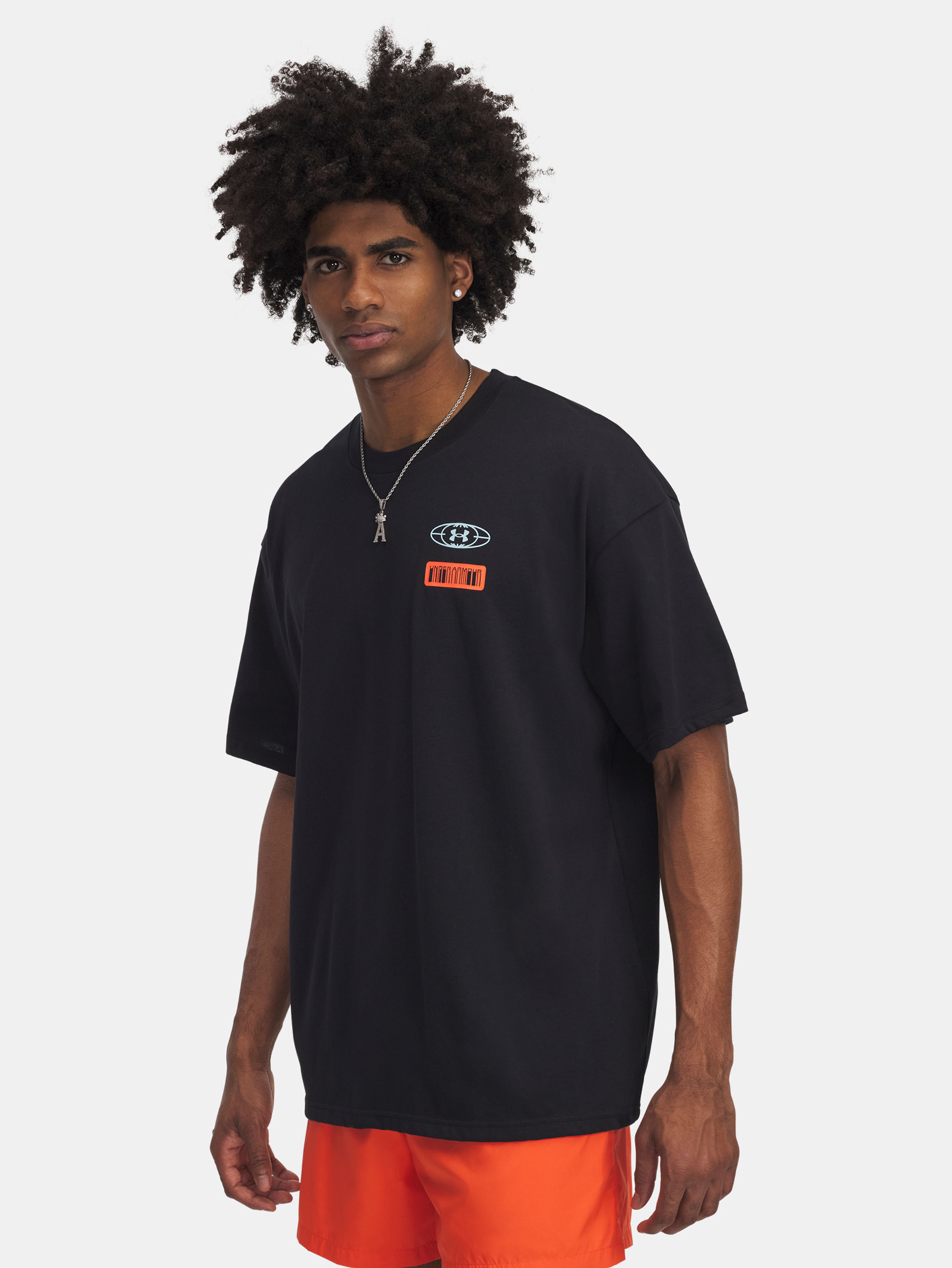 Férfi póló Under Armour UA M HWT Hoops Mix Tape SS