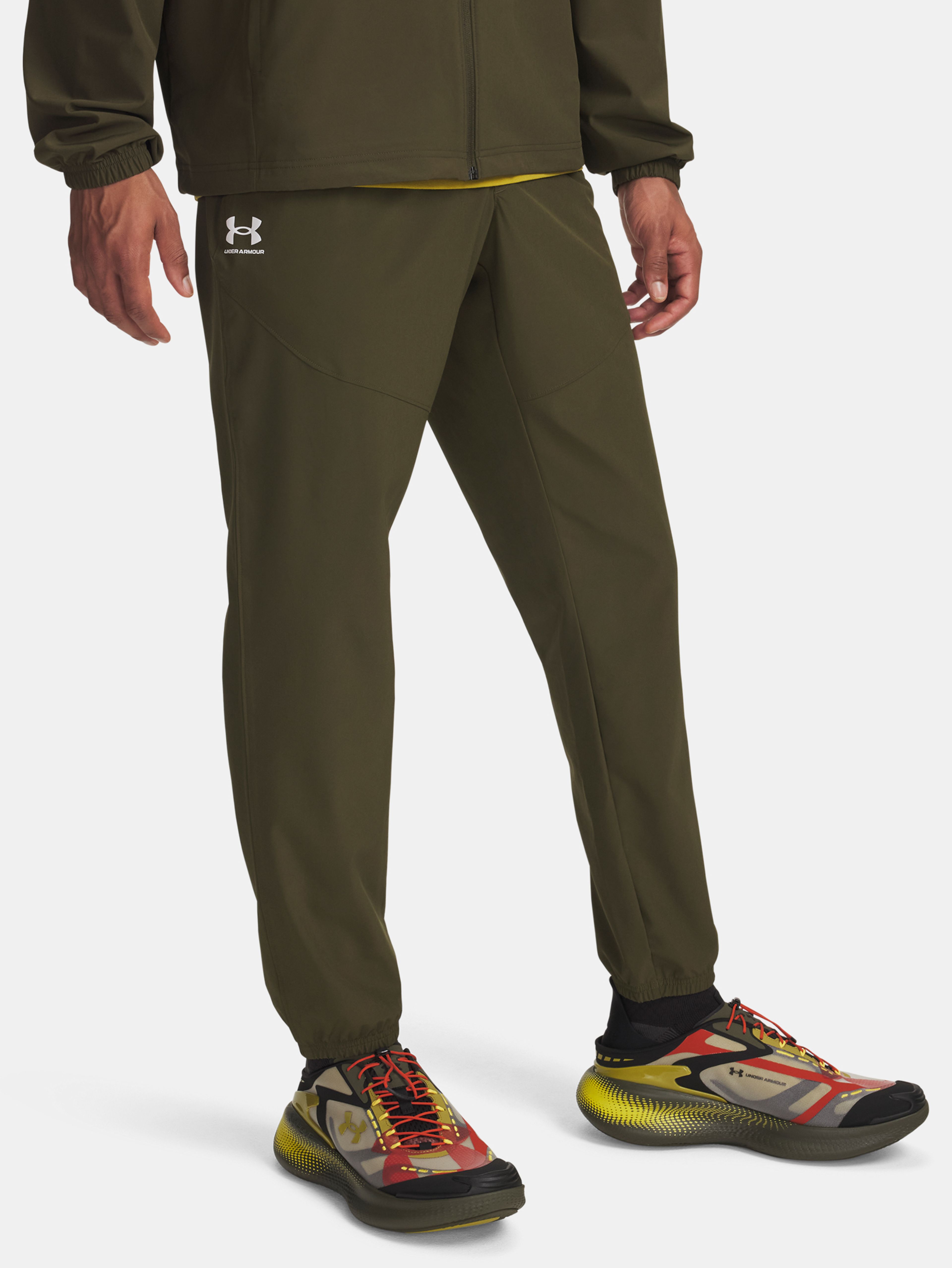 Pánské tepláky Under Armour UA Vibe Woven Jogger-GRN