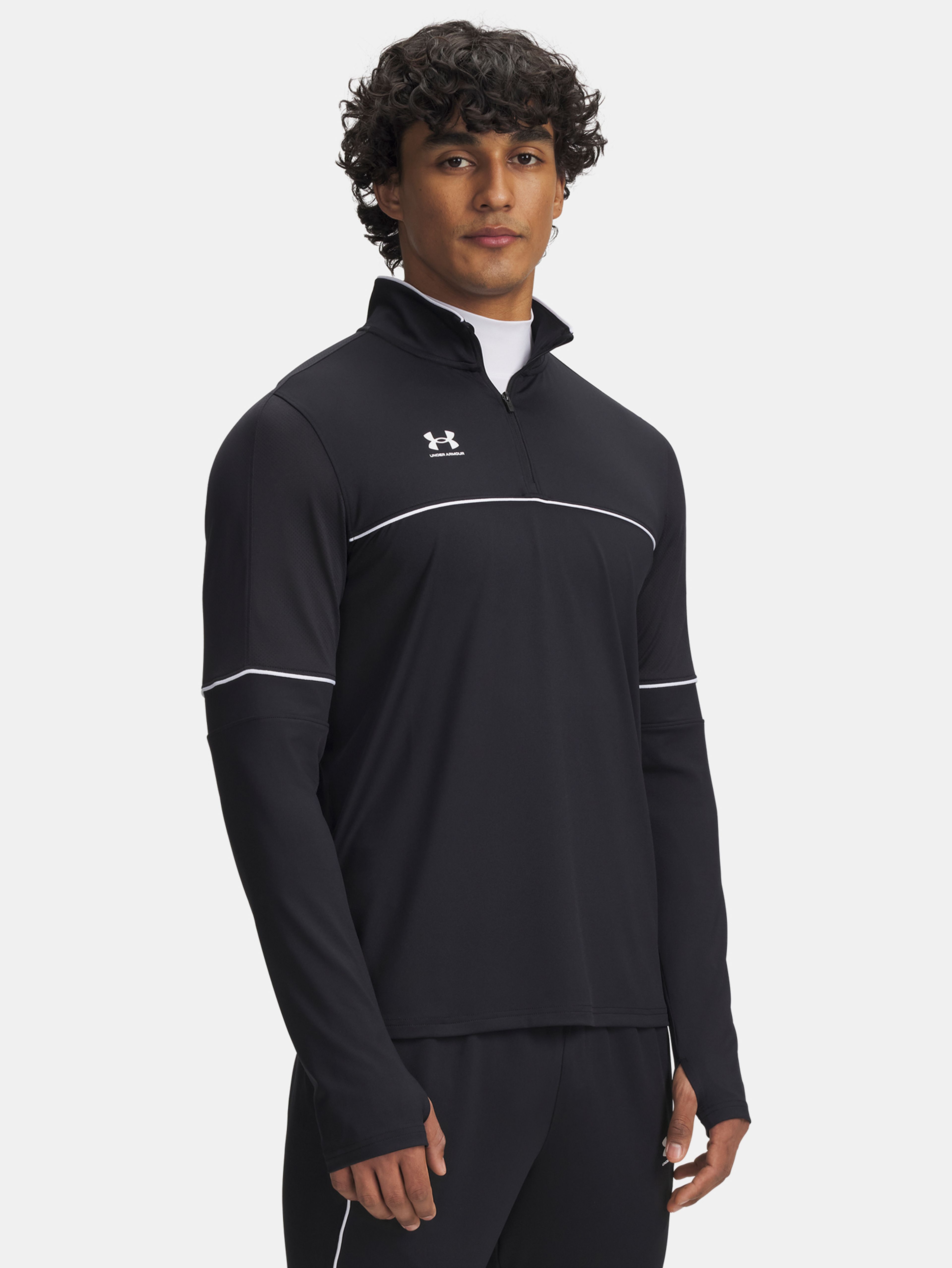Pánske tričko Under Armour UA M Challenger Training QZ-BLK