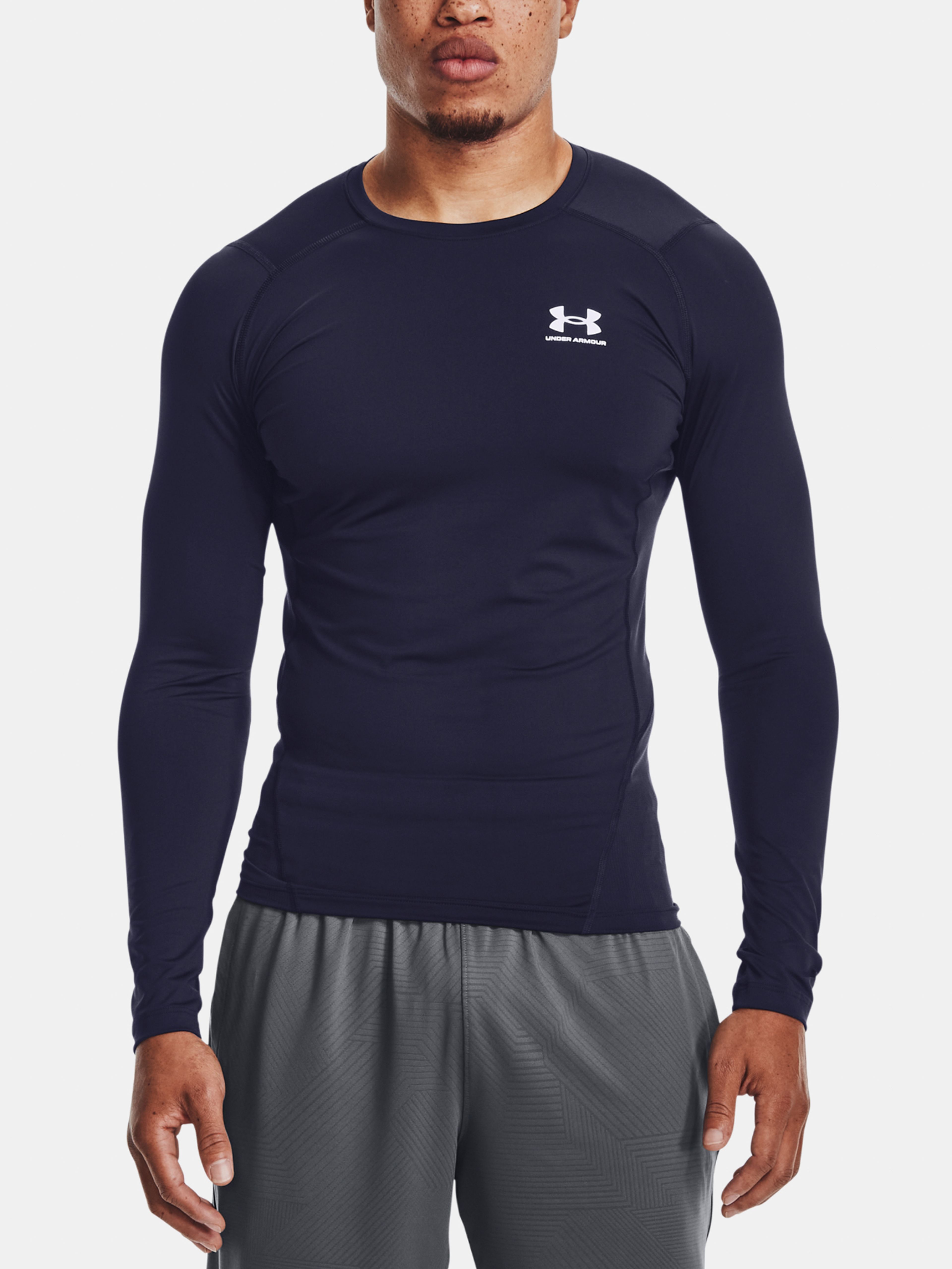 Férfi póló Under Armour HG Armour Comp LS