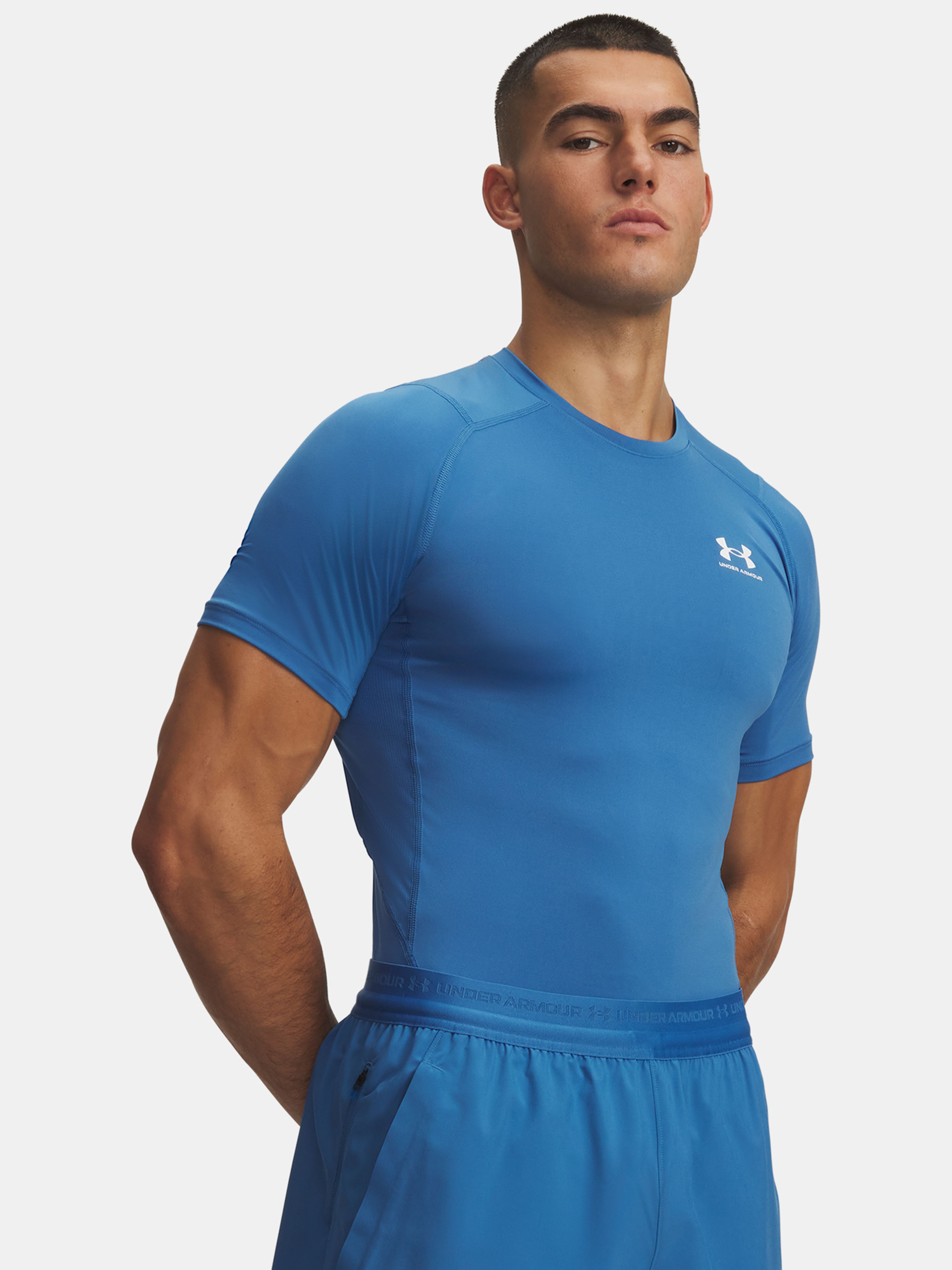 Vyriški marškinėliai Under Armour HEATGEAR Comp SS - 001