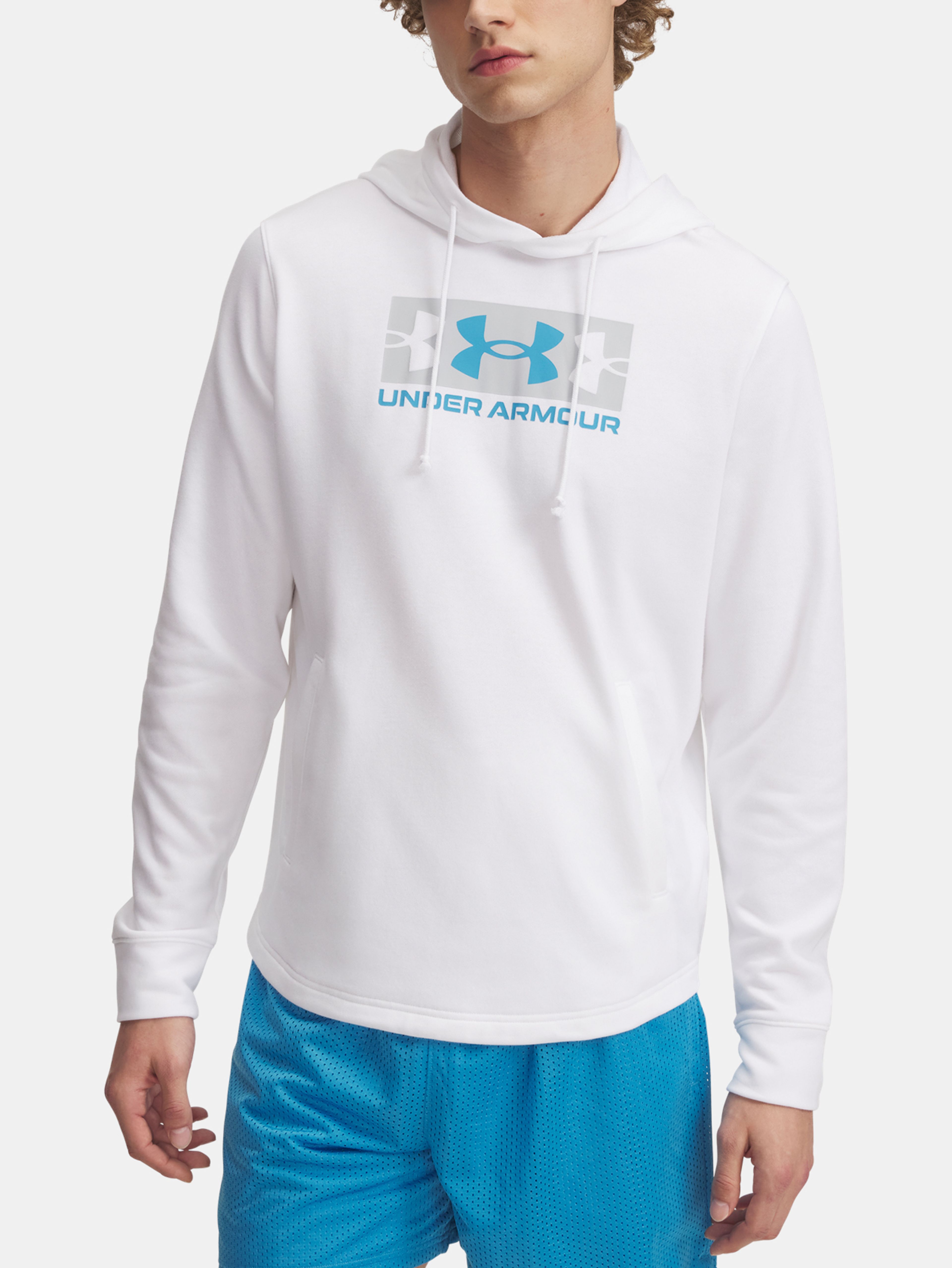 Férfi felső Under Armour UA Rival Terry Logo Hood