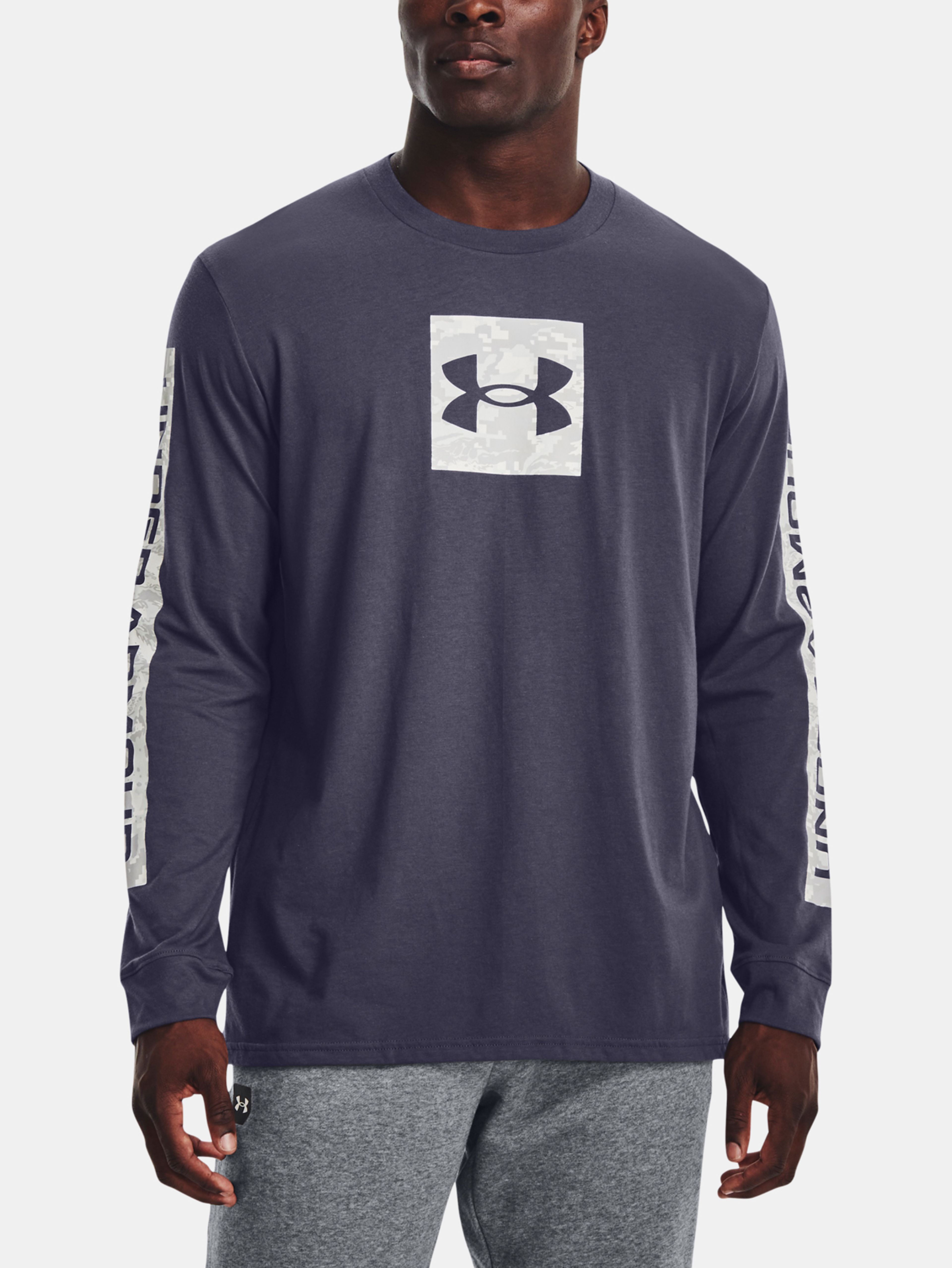 Pánské tričko Under Armour UA CAMO BOXED SPORTSTYLE  LS