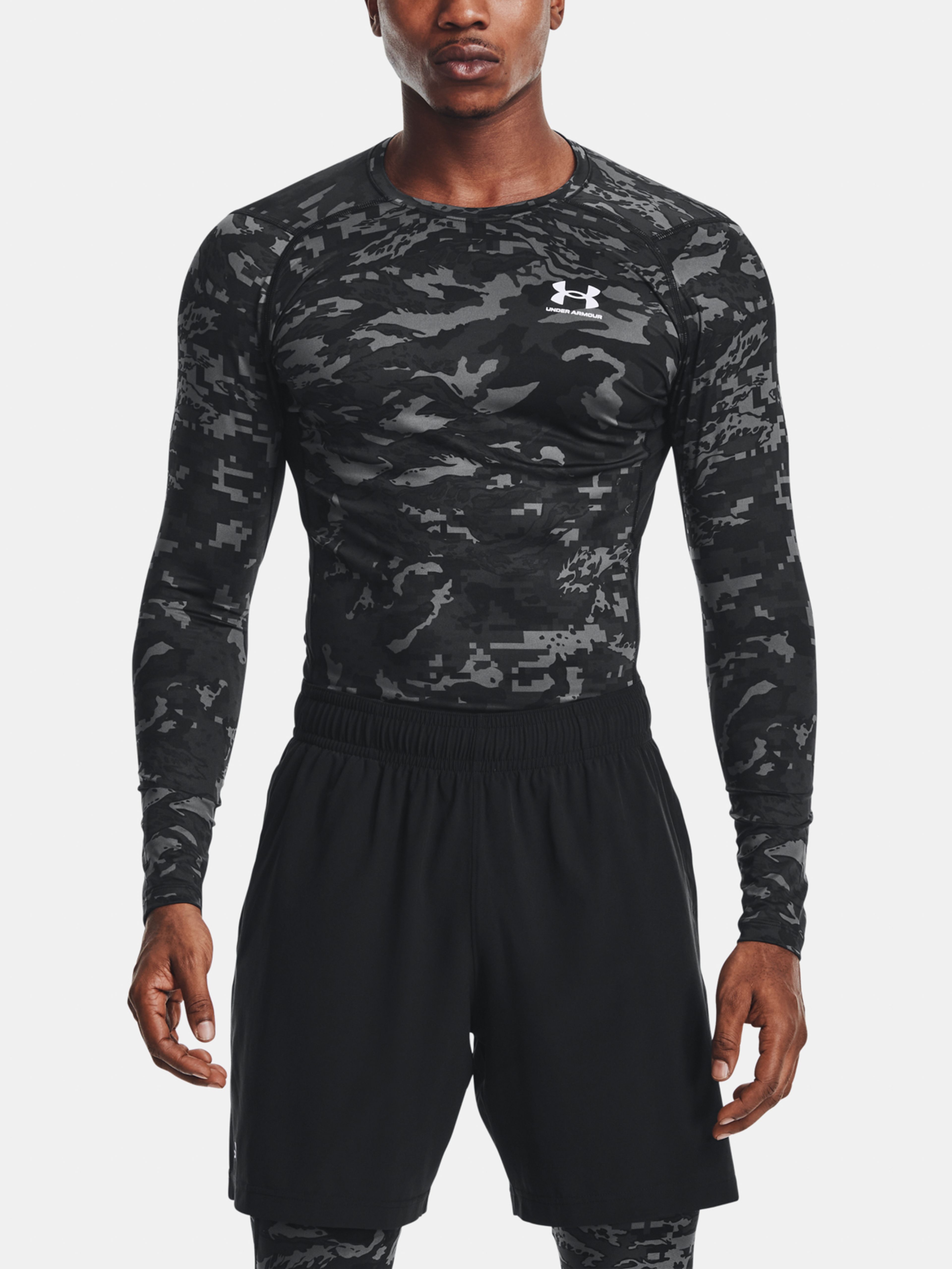 Meeste t-särk Under Armour HG Armour Camo Comp LS