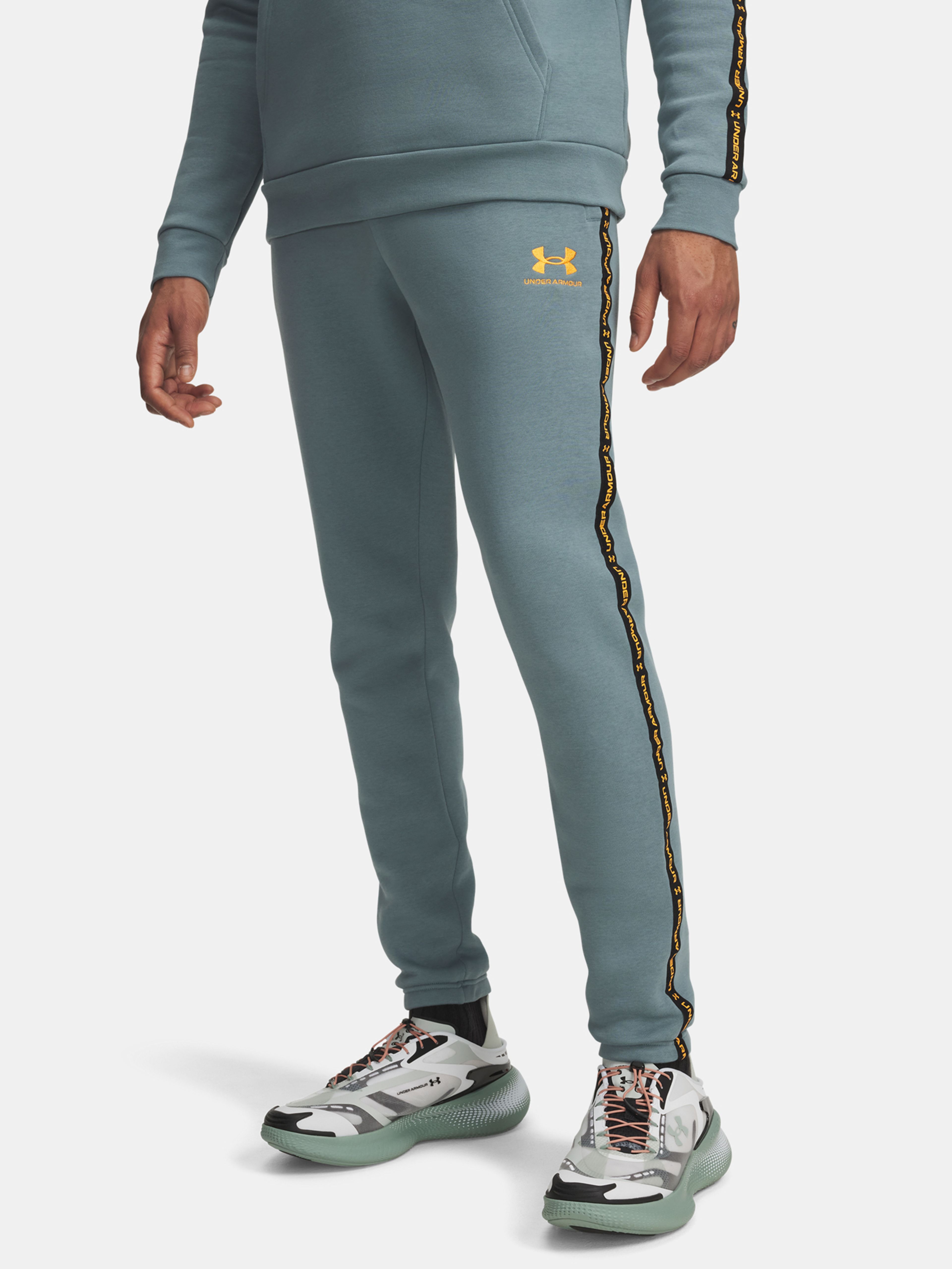 Férfi melegítők Under Armour UA Icon Fleece Jgr Taping-BLU