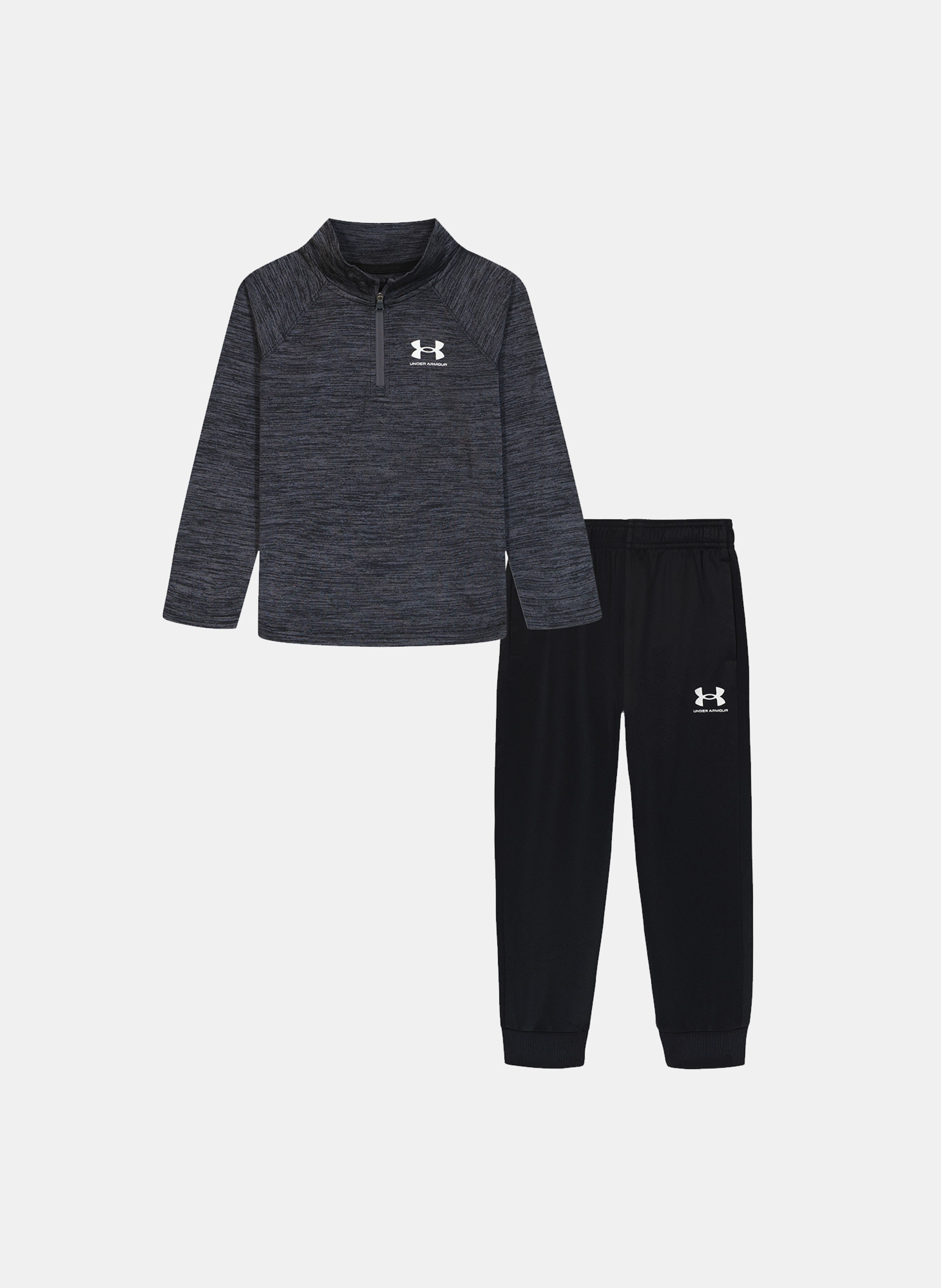 Zēnu komplekts Under Armour UA TWIST 1/4 ZIP TECH SET-GRY - 002