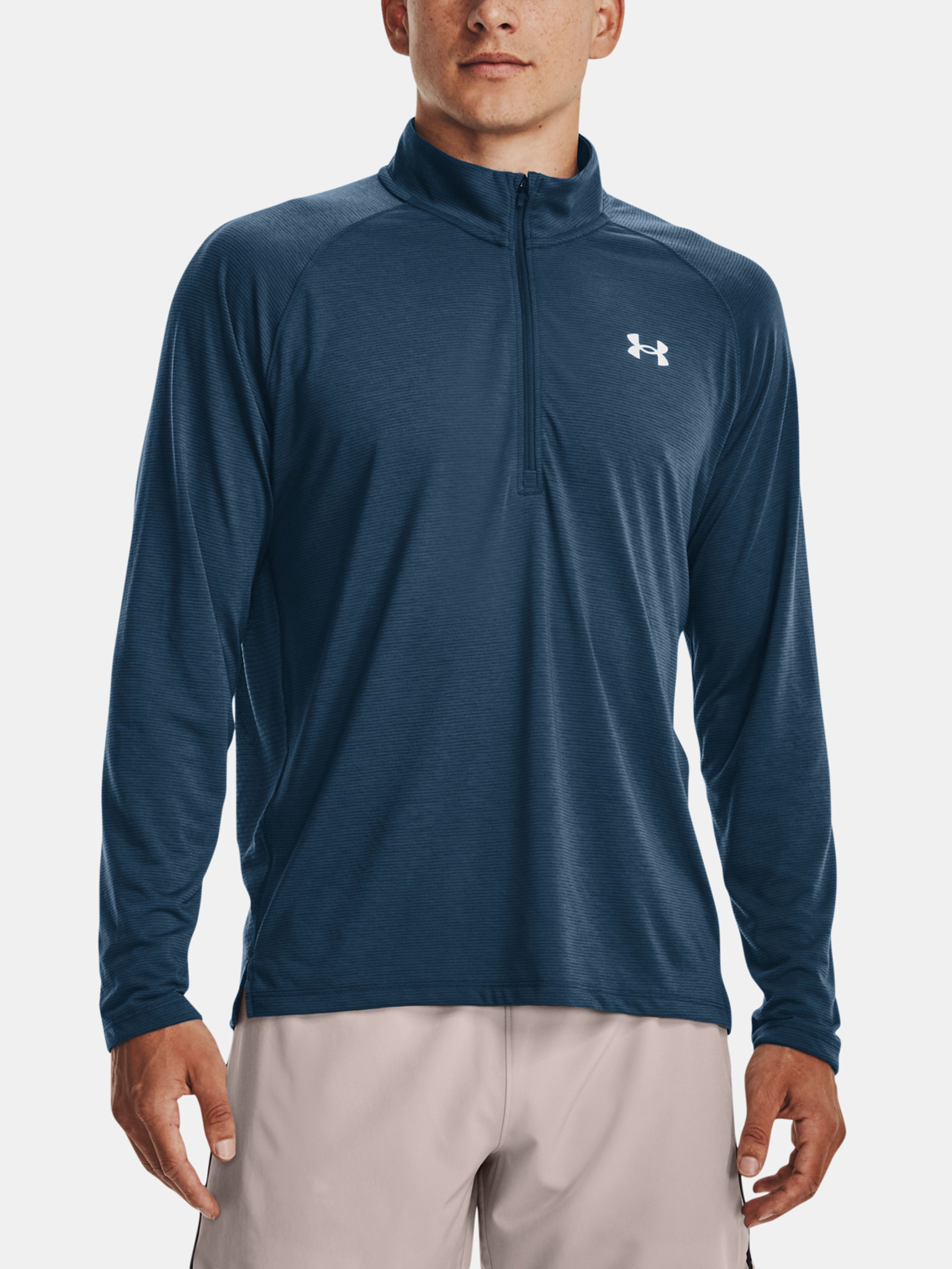 Férfi póló Under Armour UA STREAKER HALF ZIP