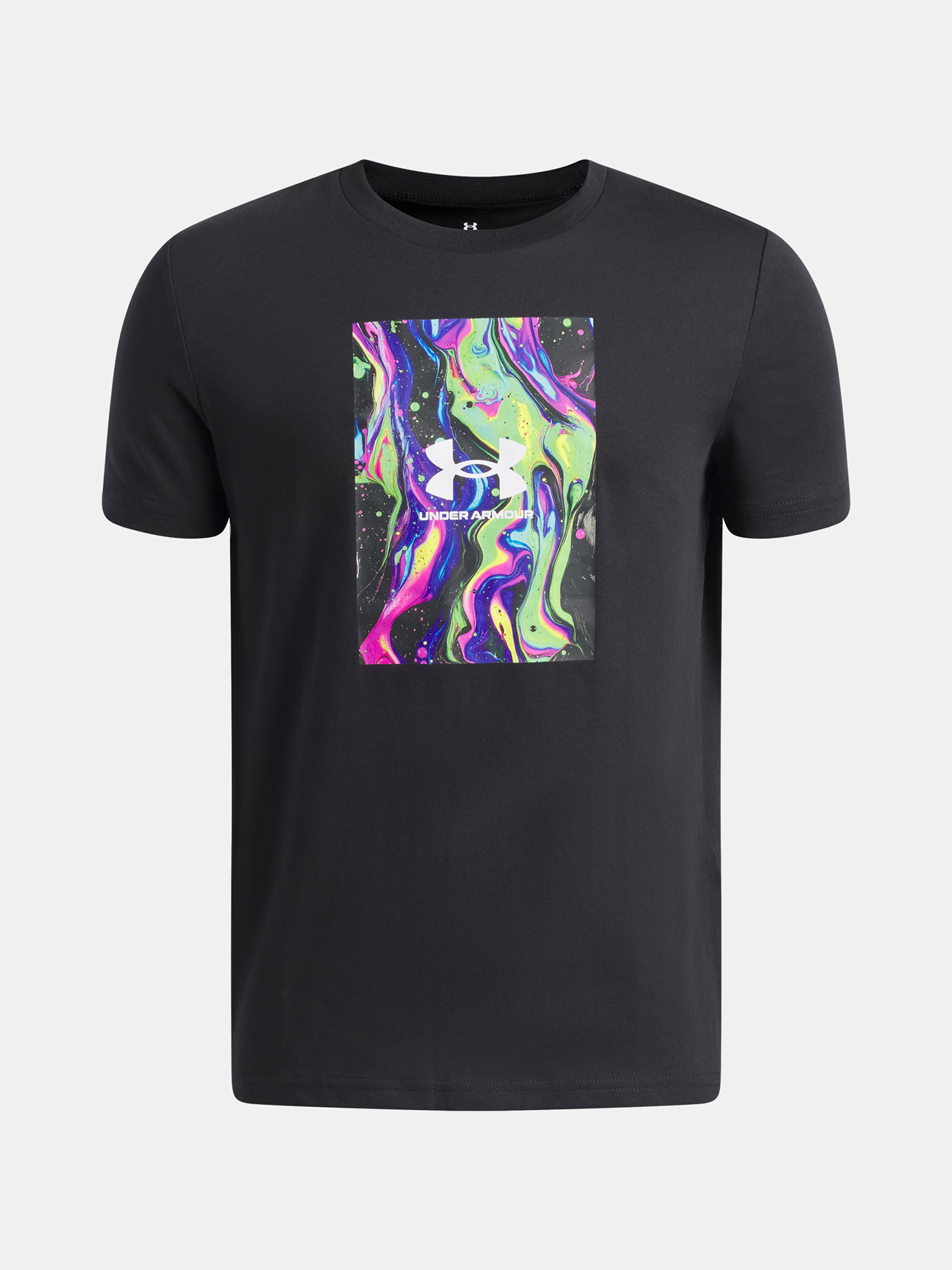 Chlapecké tričko Under Armour UA B MULTI COLOR PHOTO  SS - 001