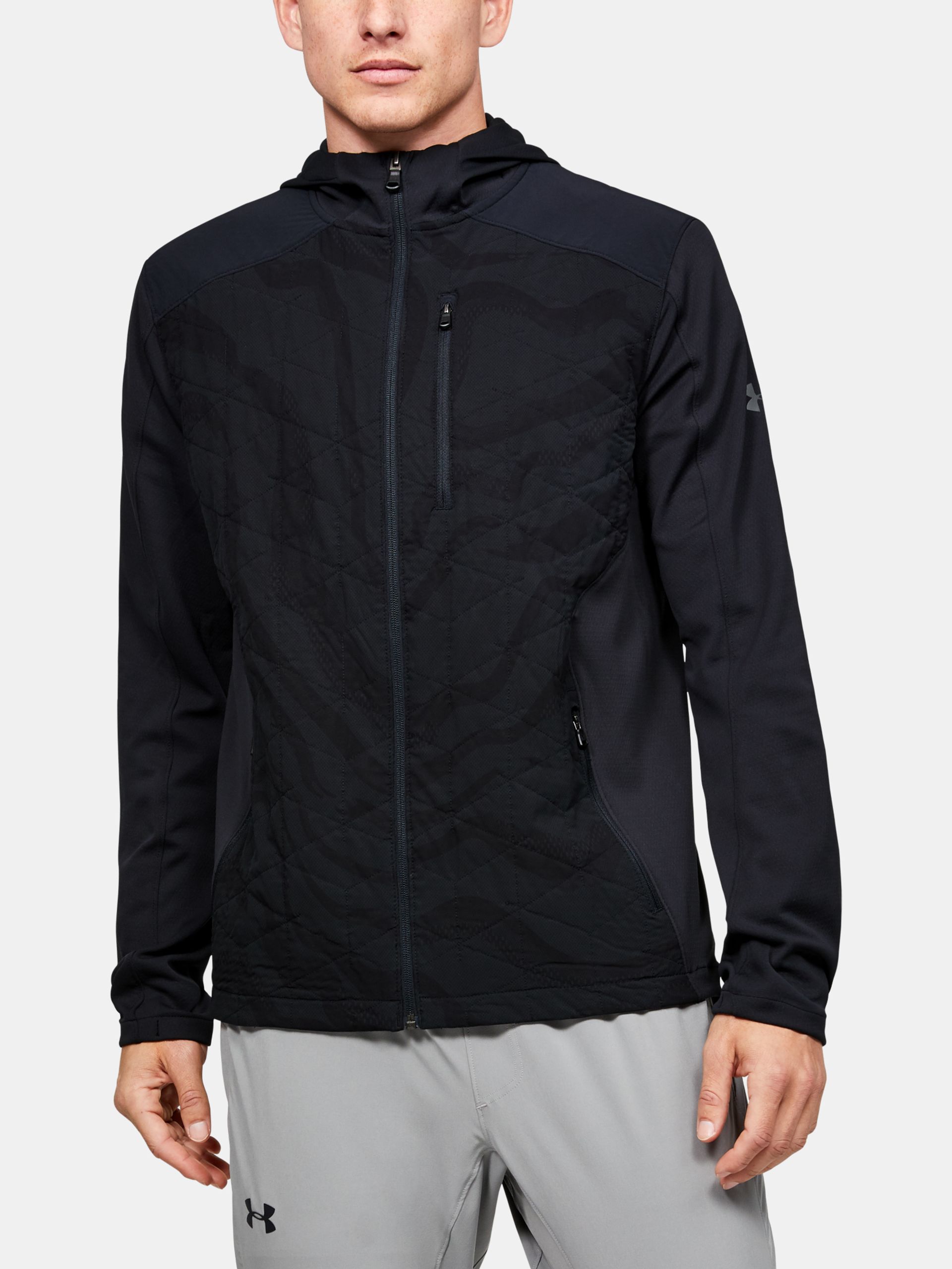 Pánska bunda Under Armour CG REACTOR HYBRID LITE Storm PRINT - 001