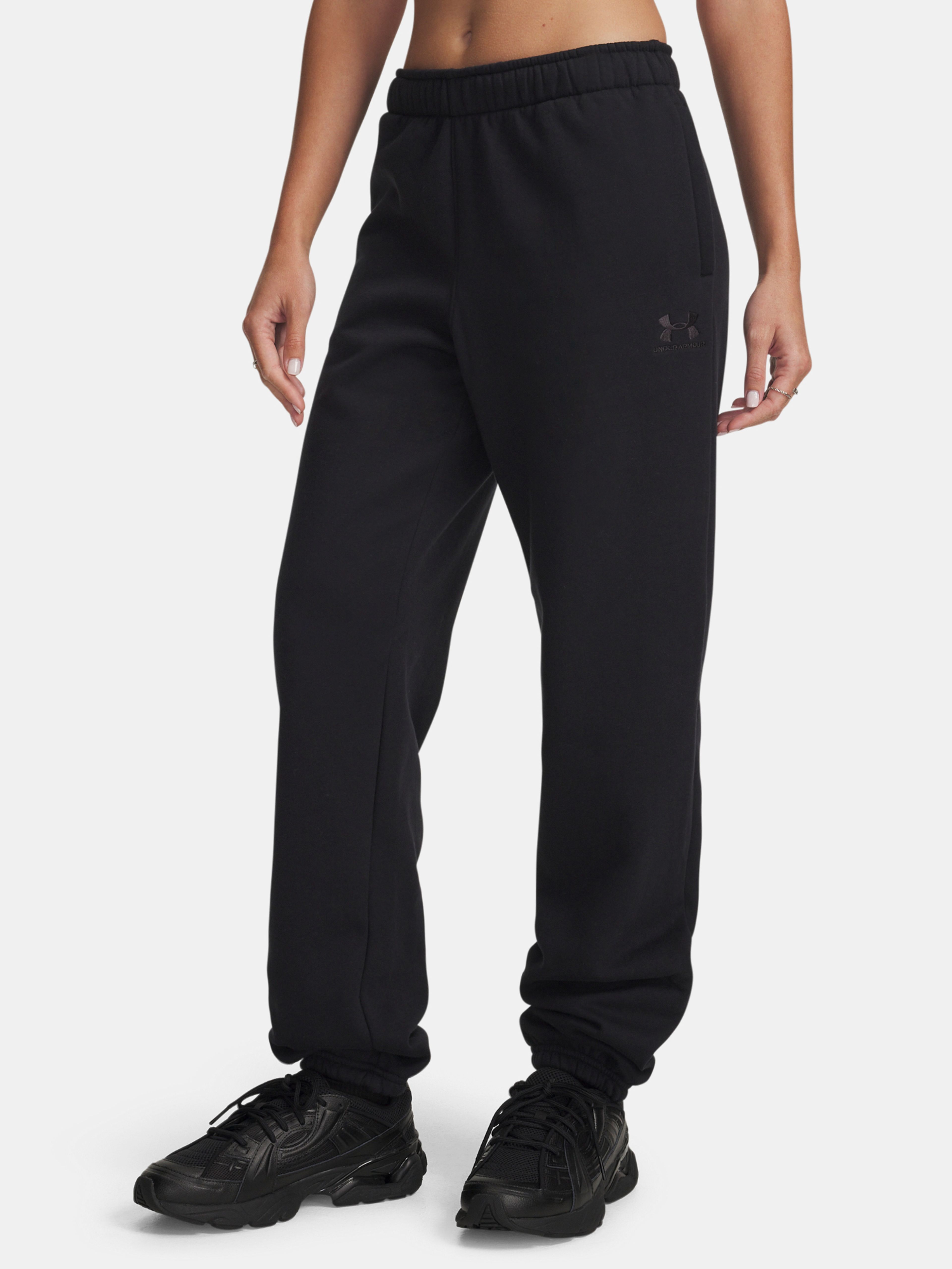 Ženske spodnji del trenirke Under Armour UA Icon Vida Flc Jogger-BLK
