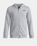 Chlapčenská mikina Under Armour UA B RIVAL LW FZ-Šedá - 002