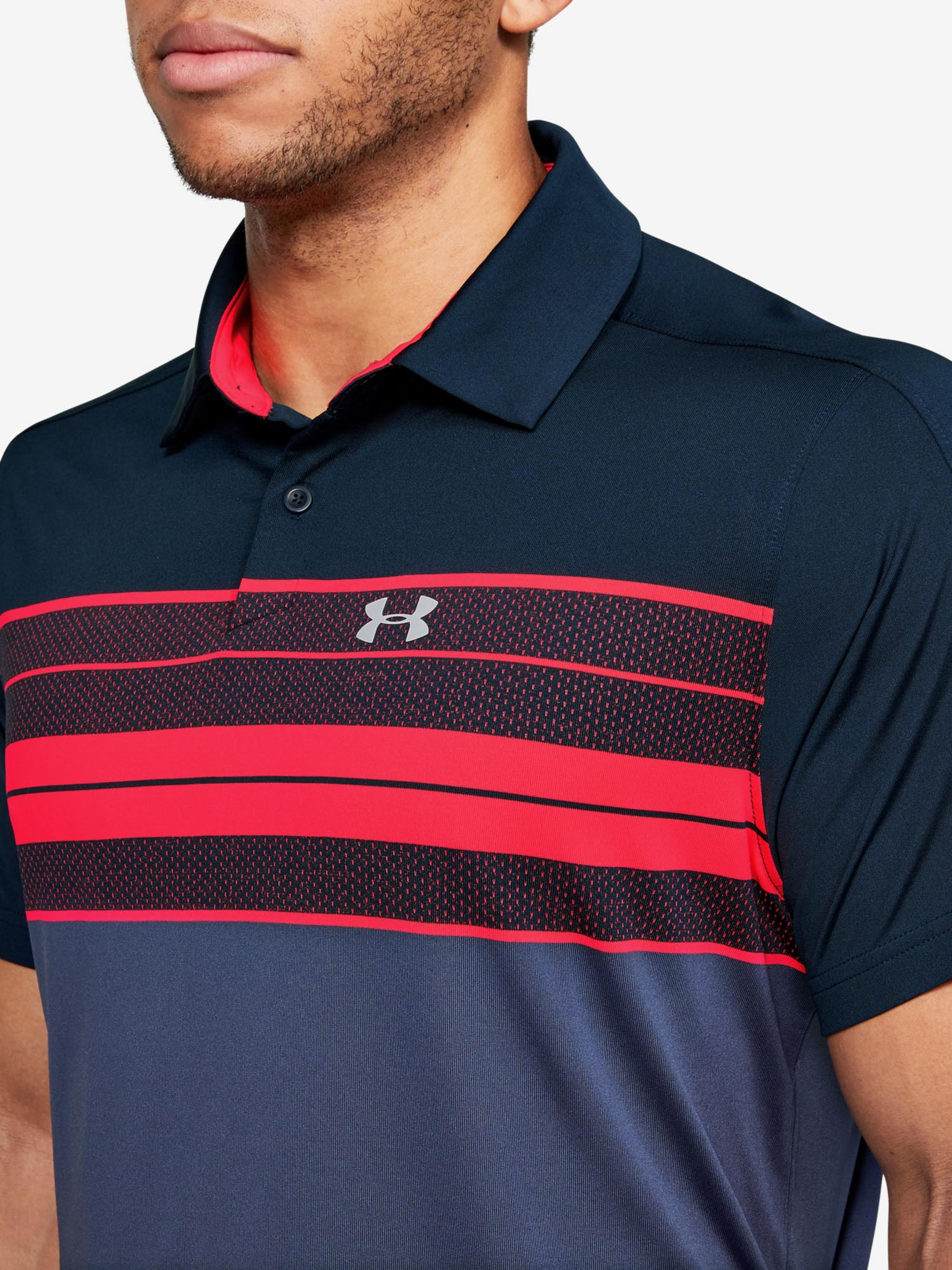 Pánské tričko Under Armour Vanish Chest Stripe Polo - 004