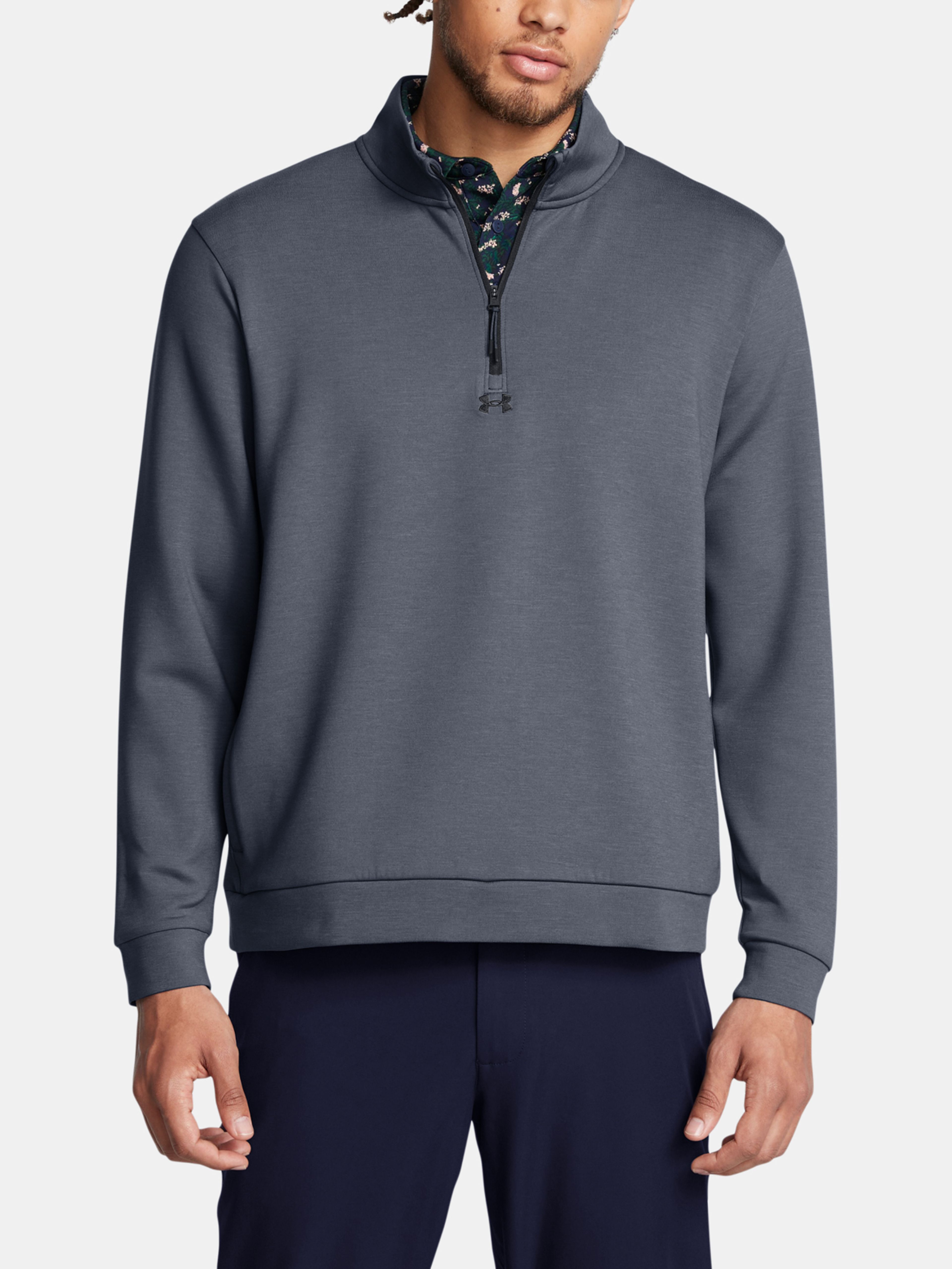 Pánska mikina Under Armour UA Drive Midlayer Pullover-GRY