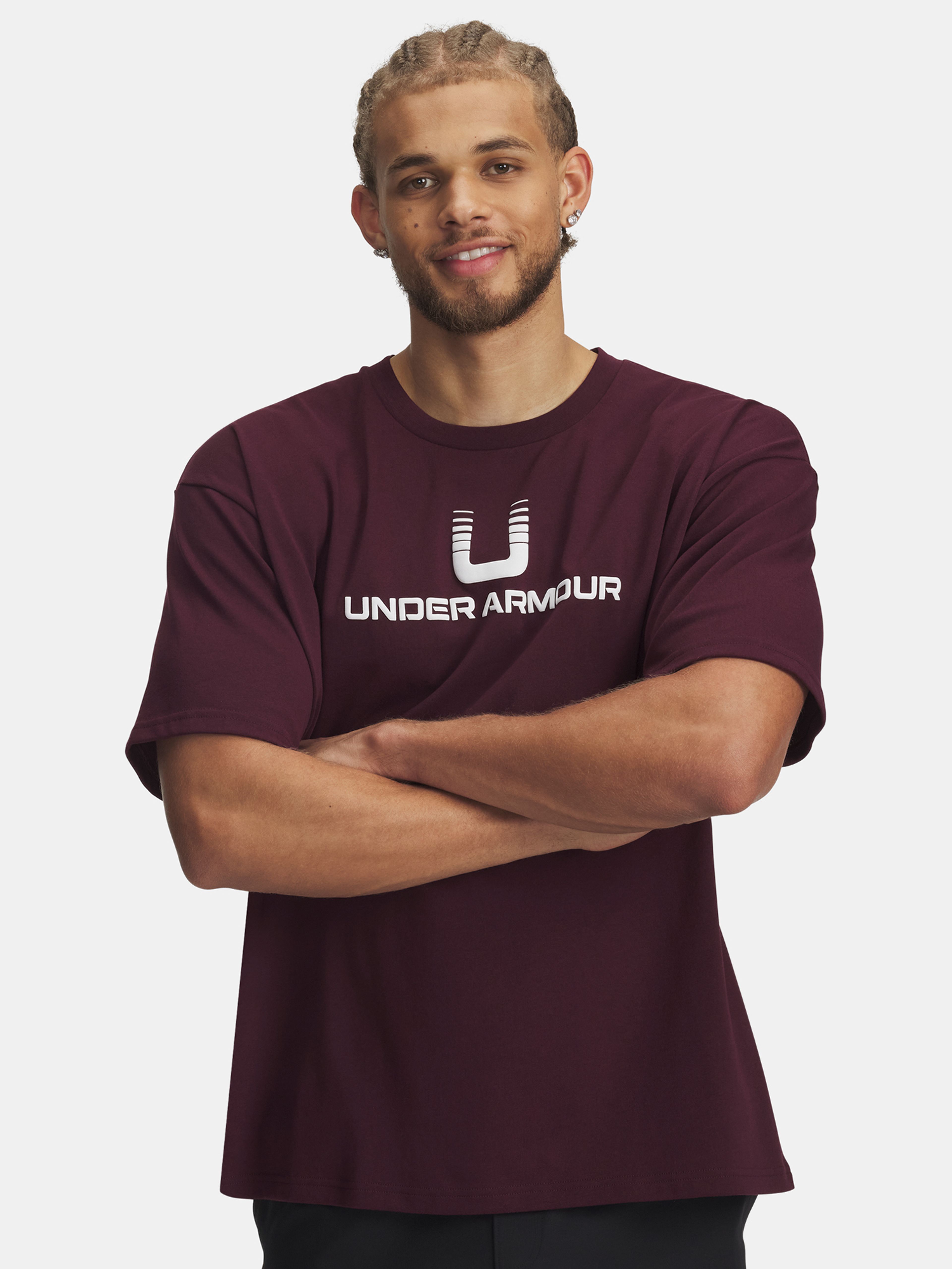 Pánske tričko Under Armour UA HWT U LOGO SS-RED