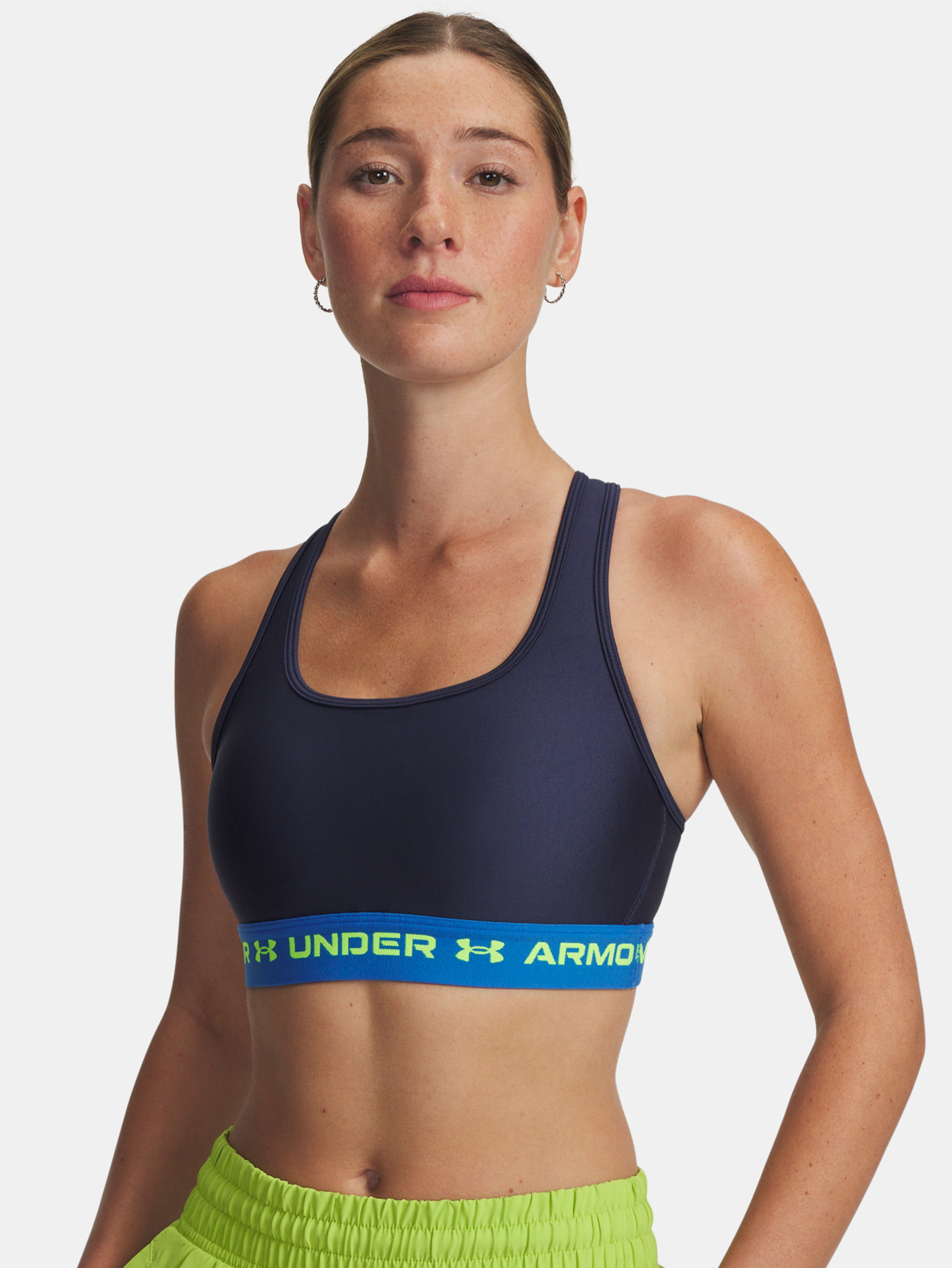 Női melltartó Under Armour Crossback Mid Bra-BLU
