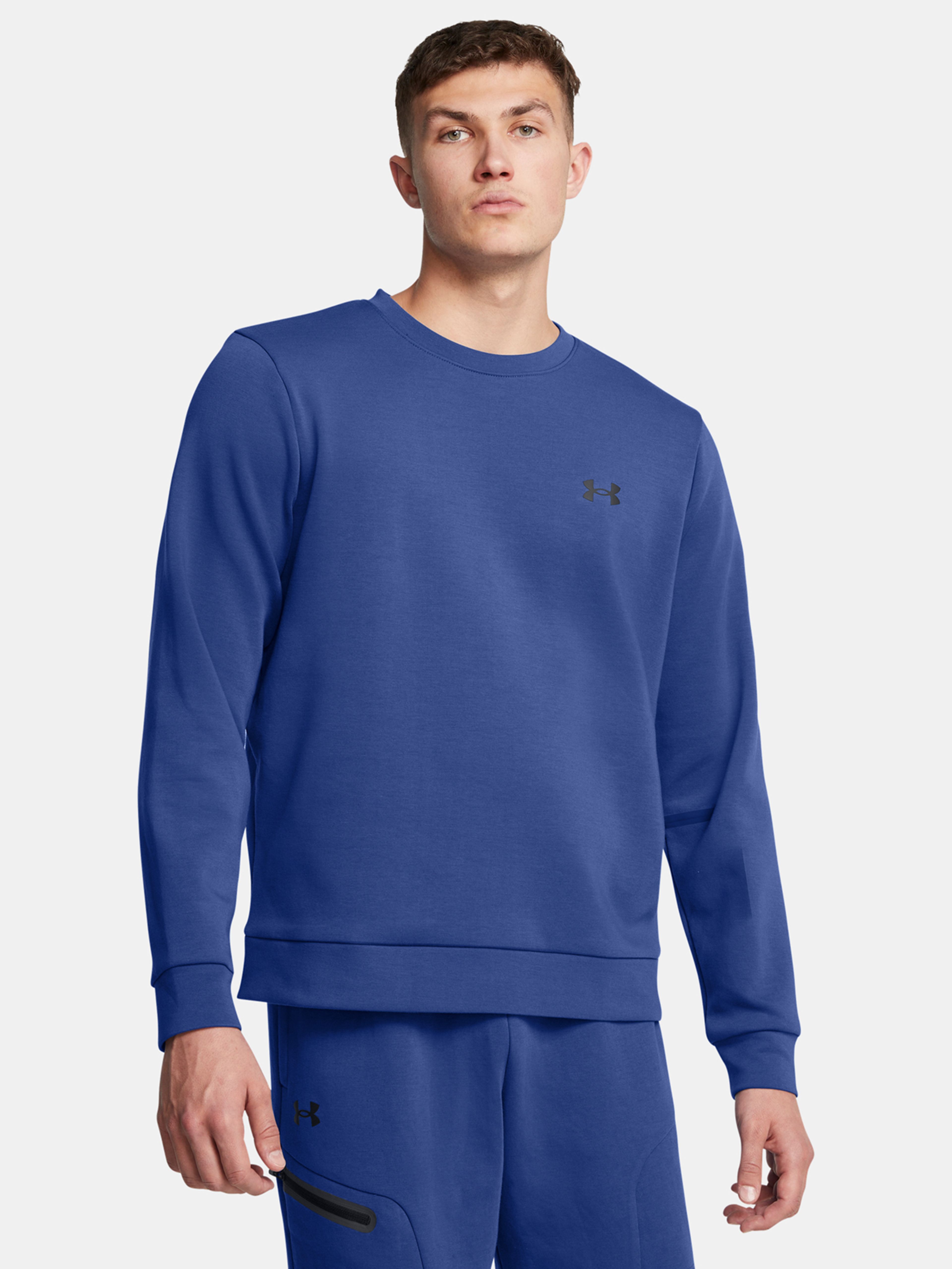 Férfi felső Under Armour UA Unstoppable Flc Crew EU