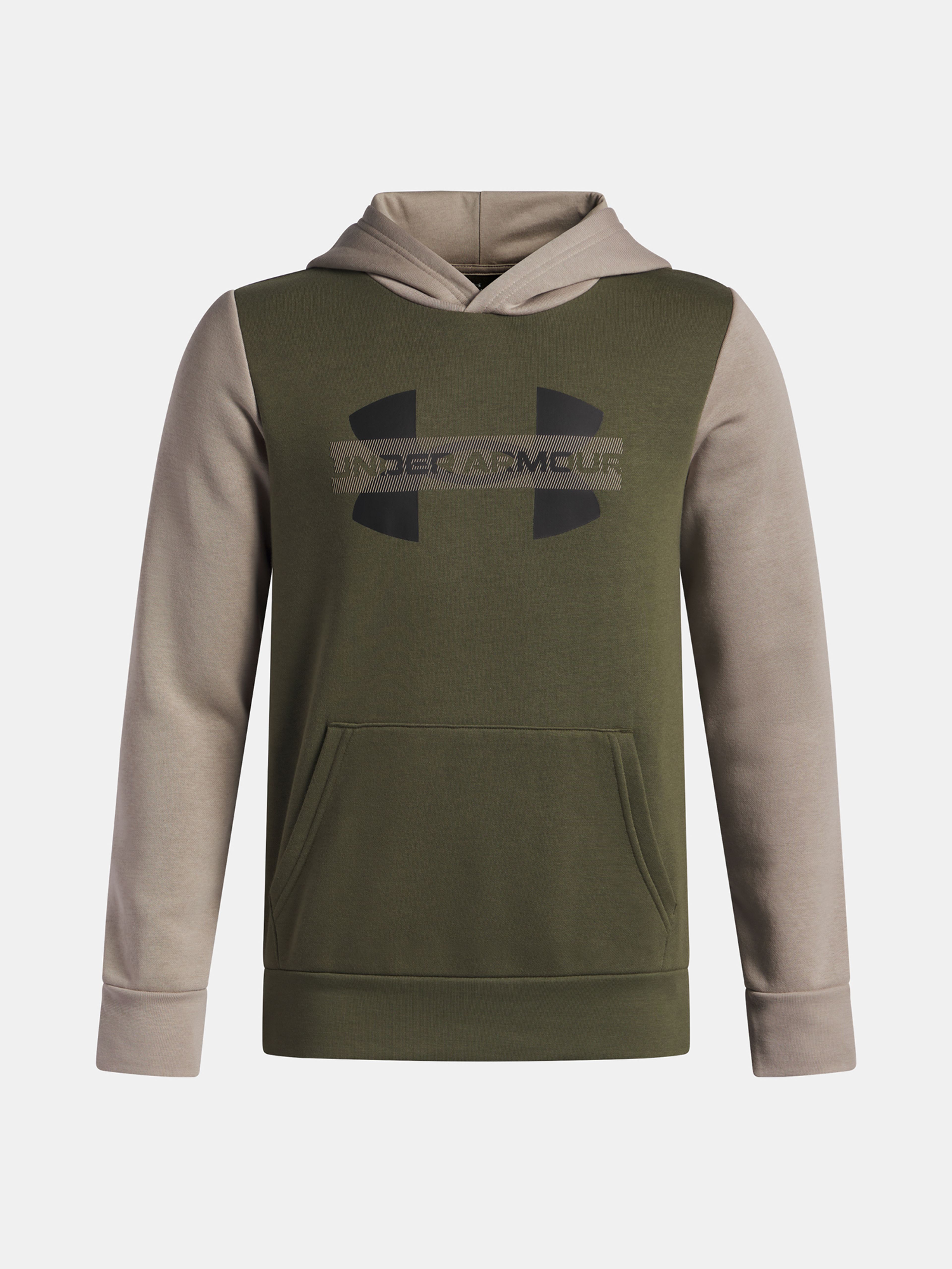 Poiste dressipluus Under Armour UA Rival Flc Cblck Grphc HD-GRN