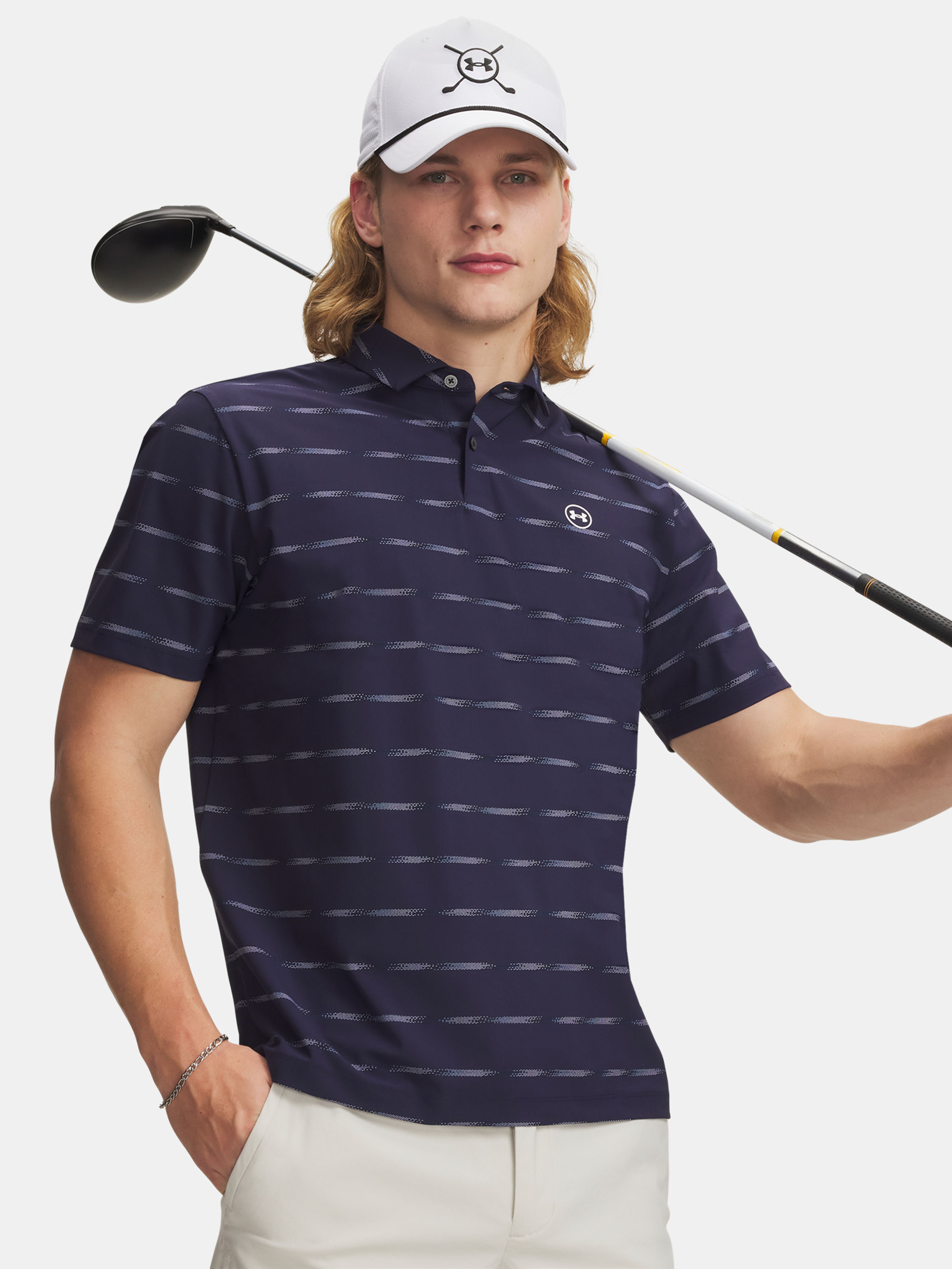Férfi póló Under Armour UA Drive Chill Printed Polo