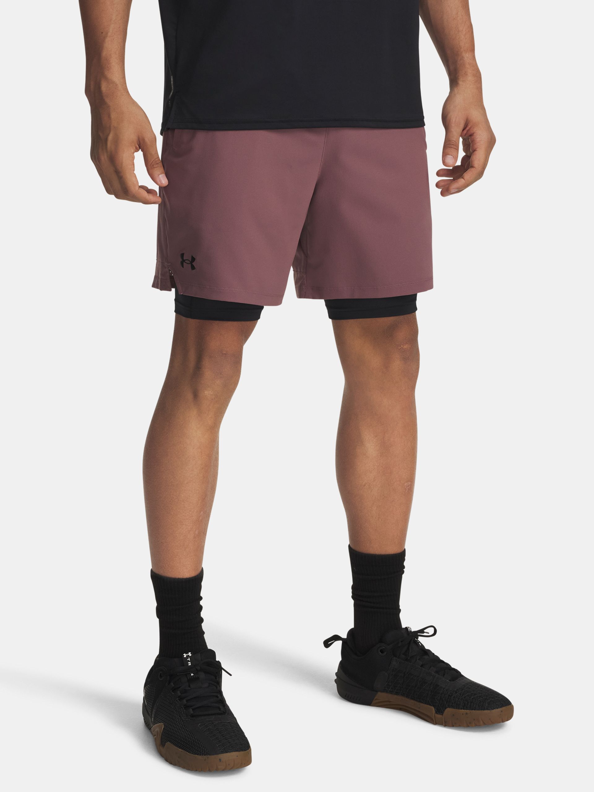 Pánské kraťasy Under Armour UA Vanish Woven 2in1 Sts-BRN - 001