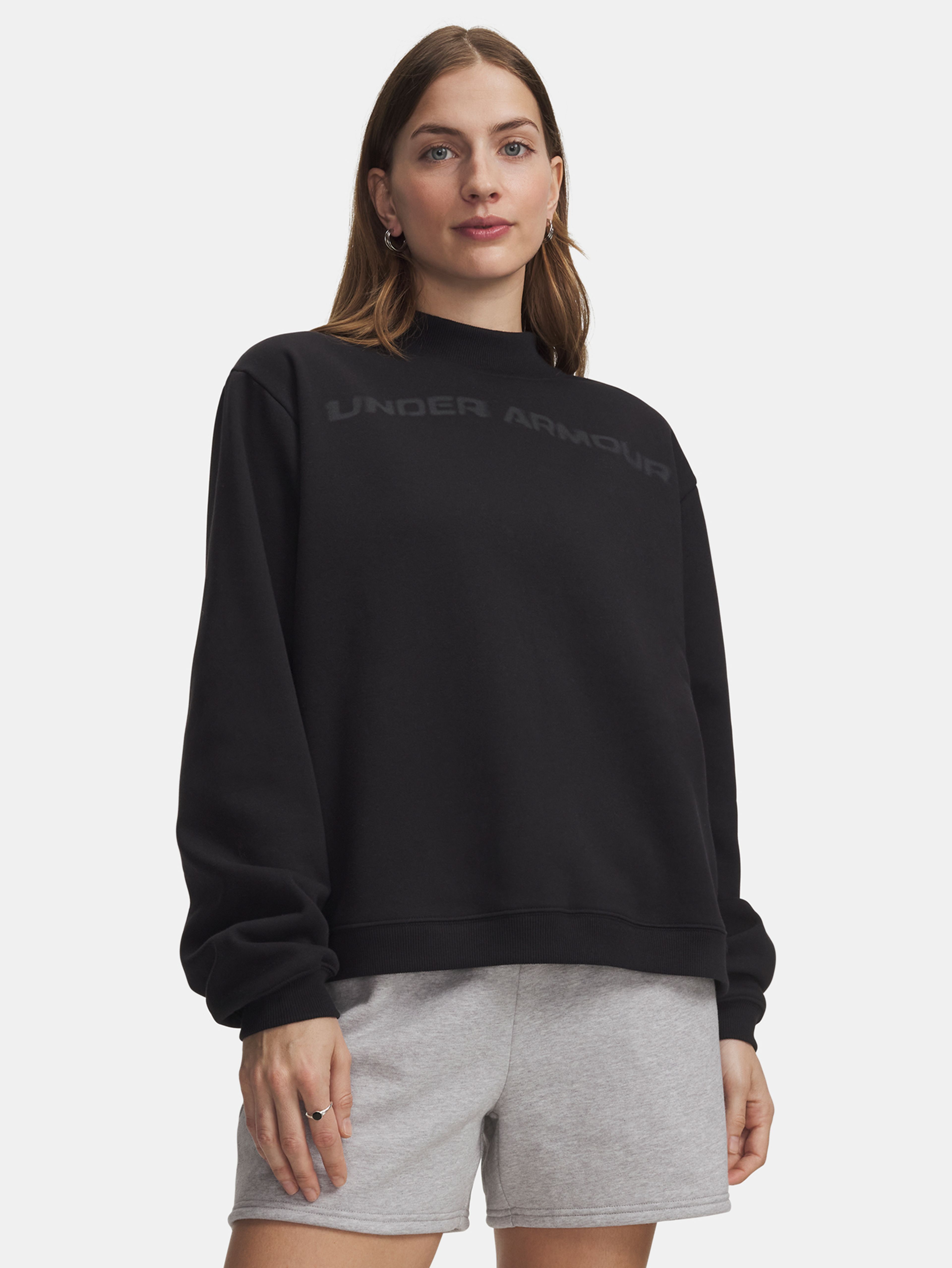 Női felső Under Armour Icon Fleece WM Mock NK - 001
