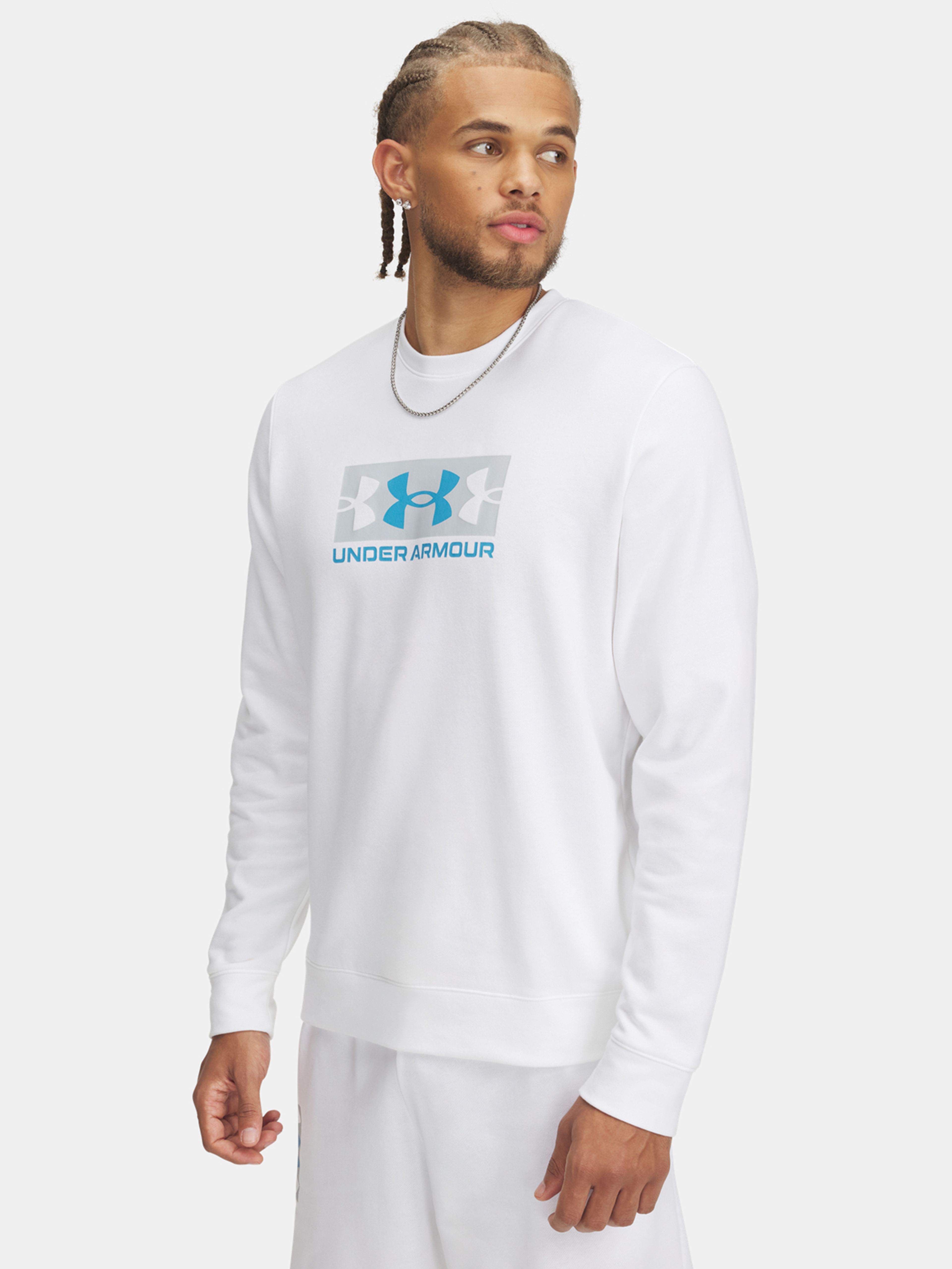 Férfi felső Under Armour UA Rival Terry Logo Crew