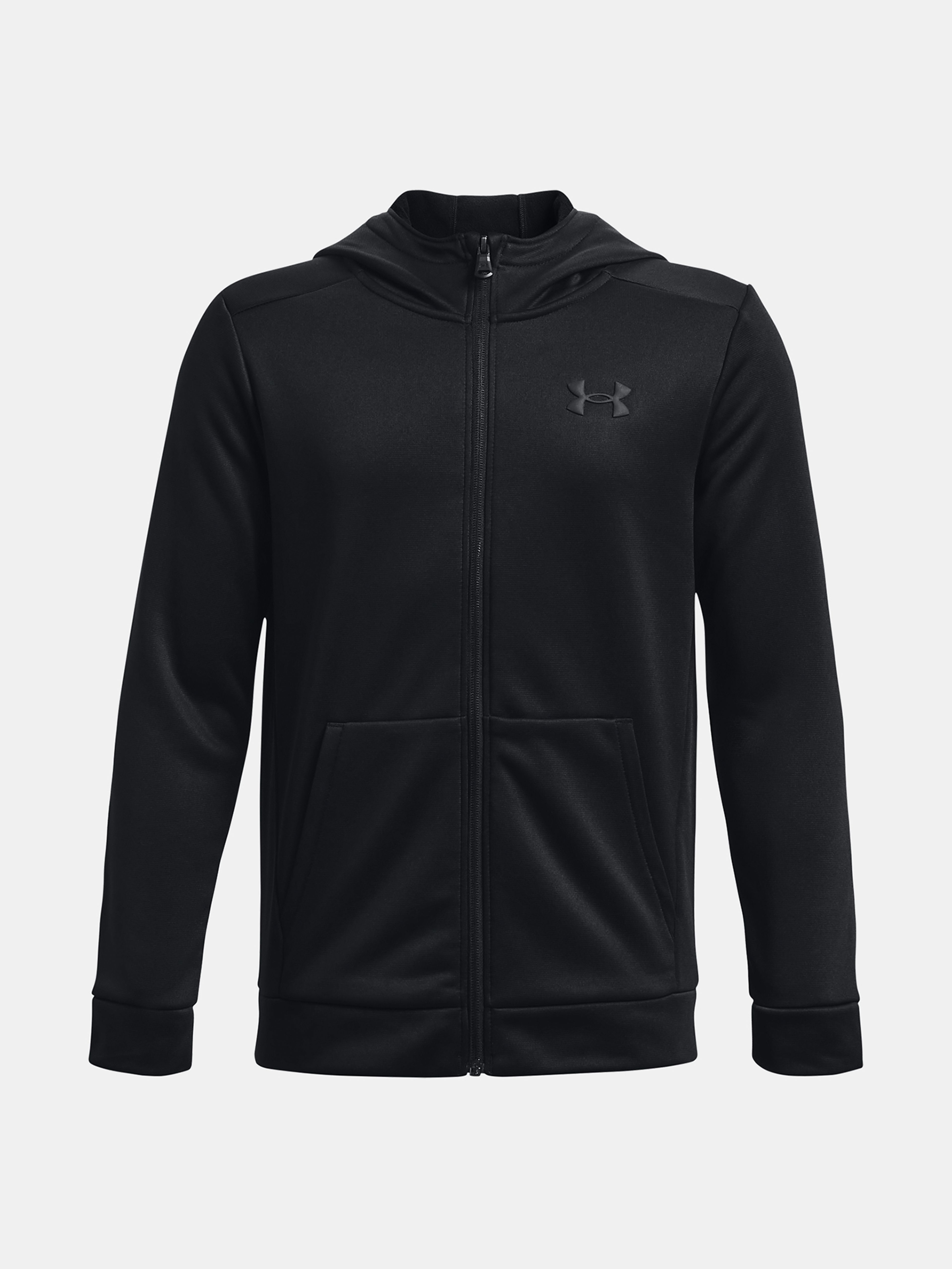 Deški pulover Under Armour UA Armour Fleece FZ-BLK