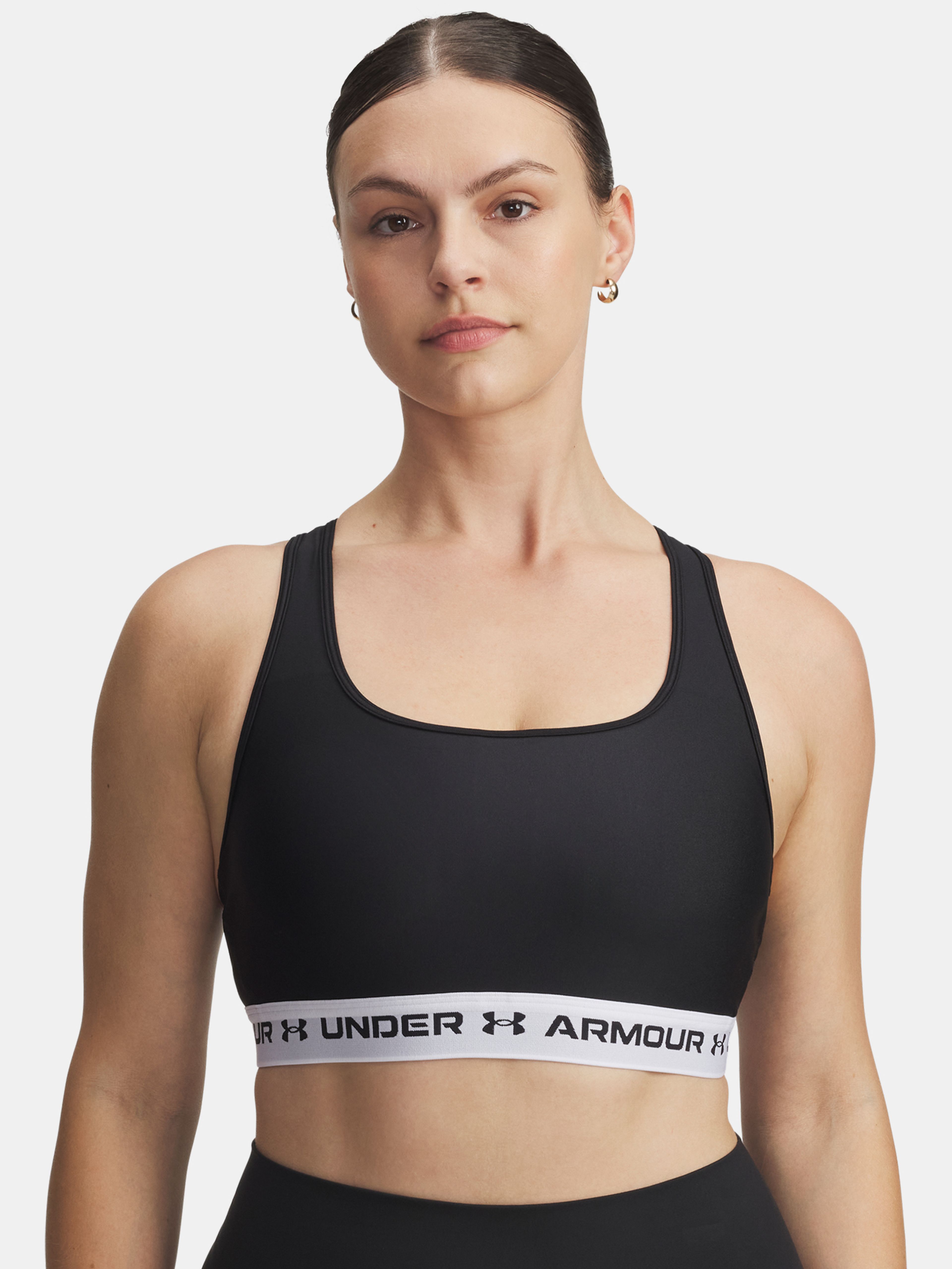 Dámska podprsenka Under Armour Crossback Mid Bra-BLK