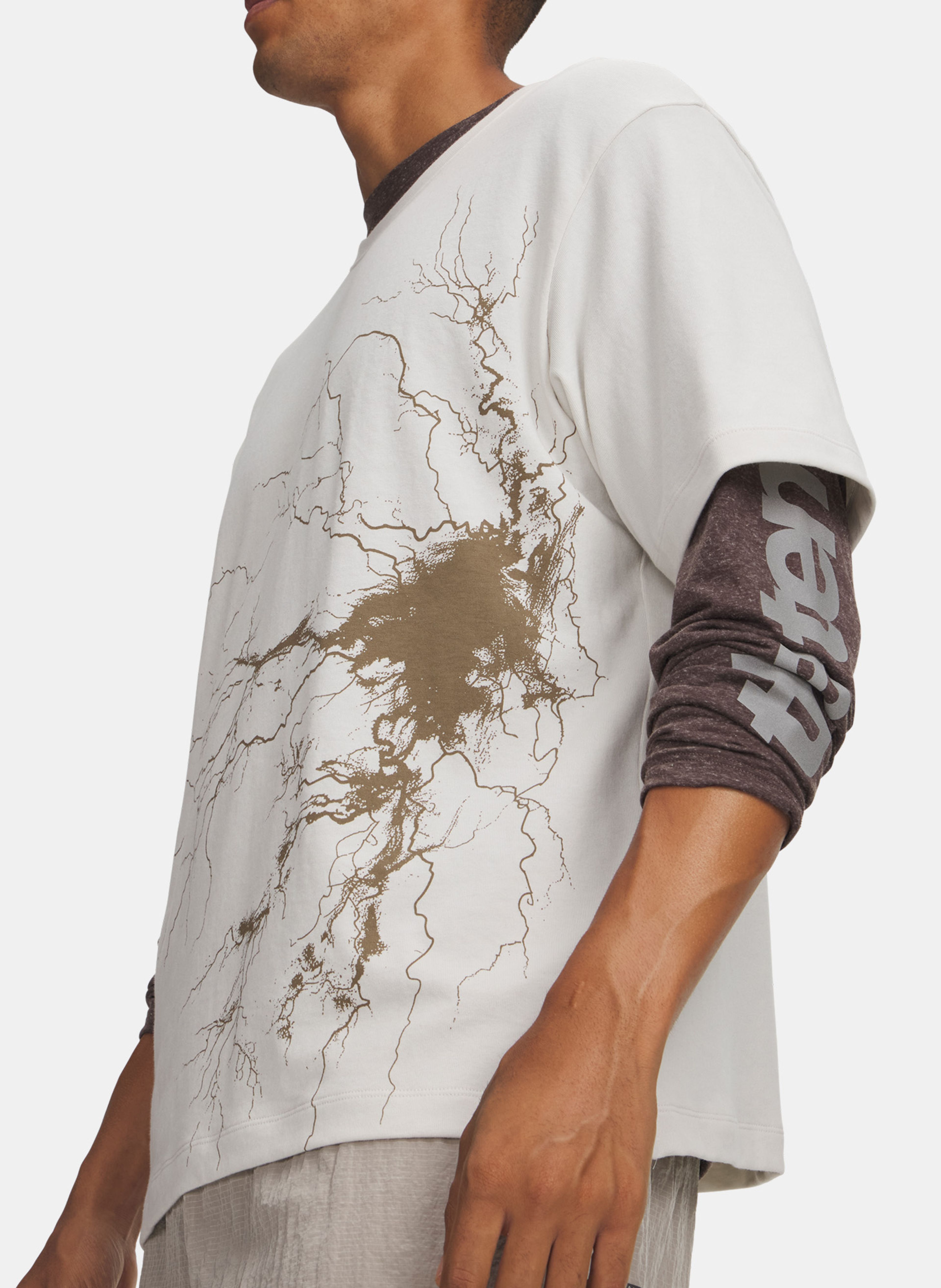 Meeste t-särk Under Armour UA HB Run HW Lightning SS - 003