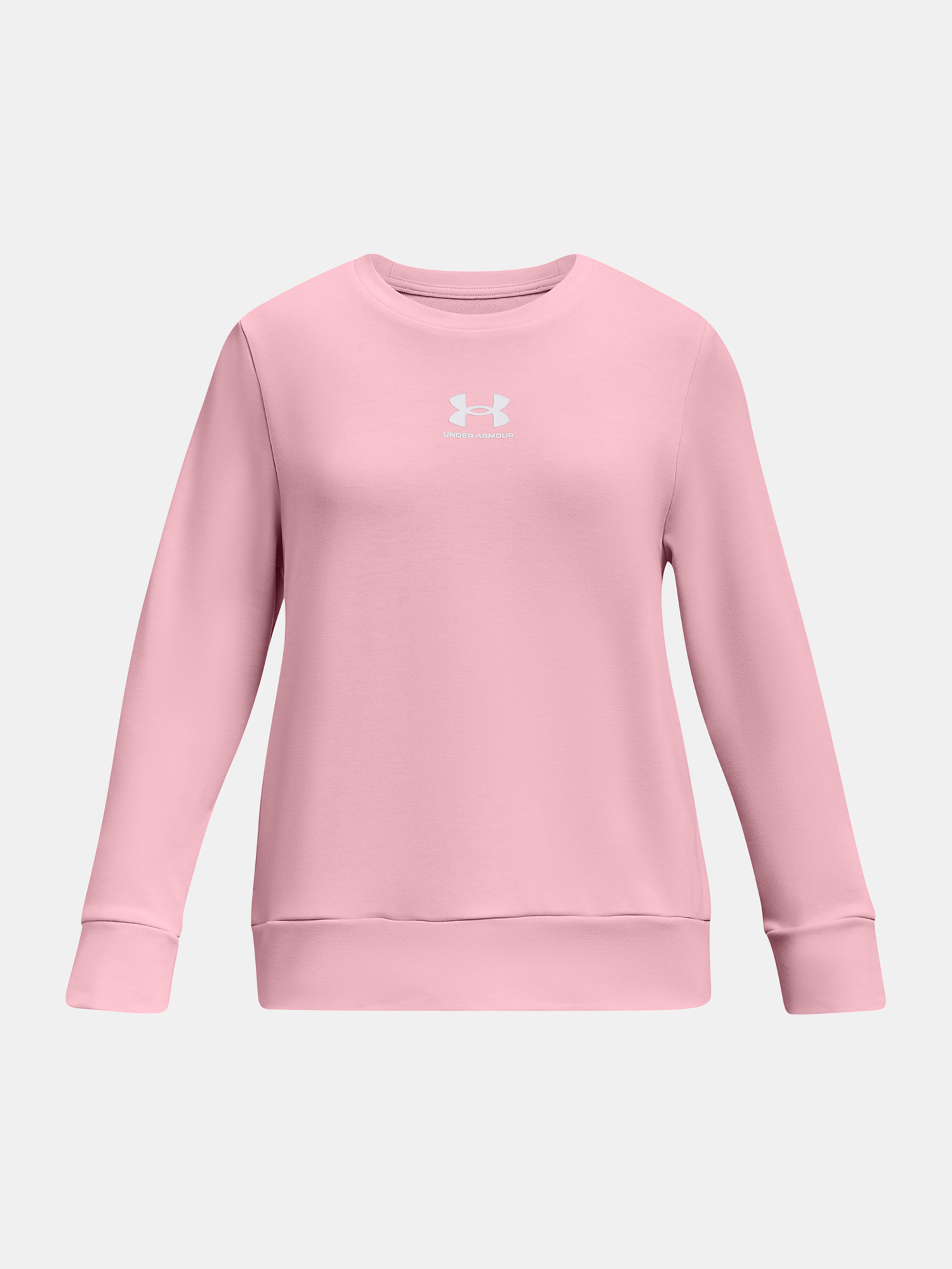 Pulover Under Armour UA Rival Terry Crew -PNK