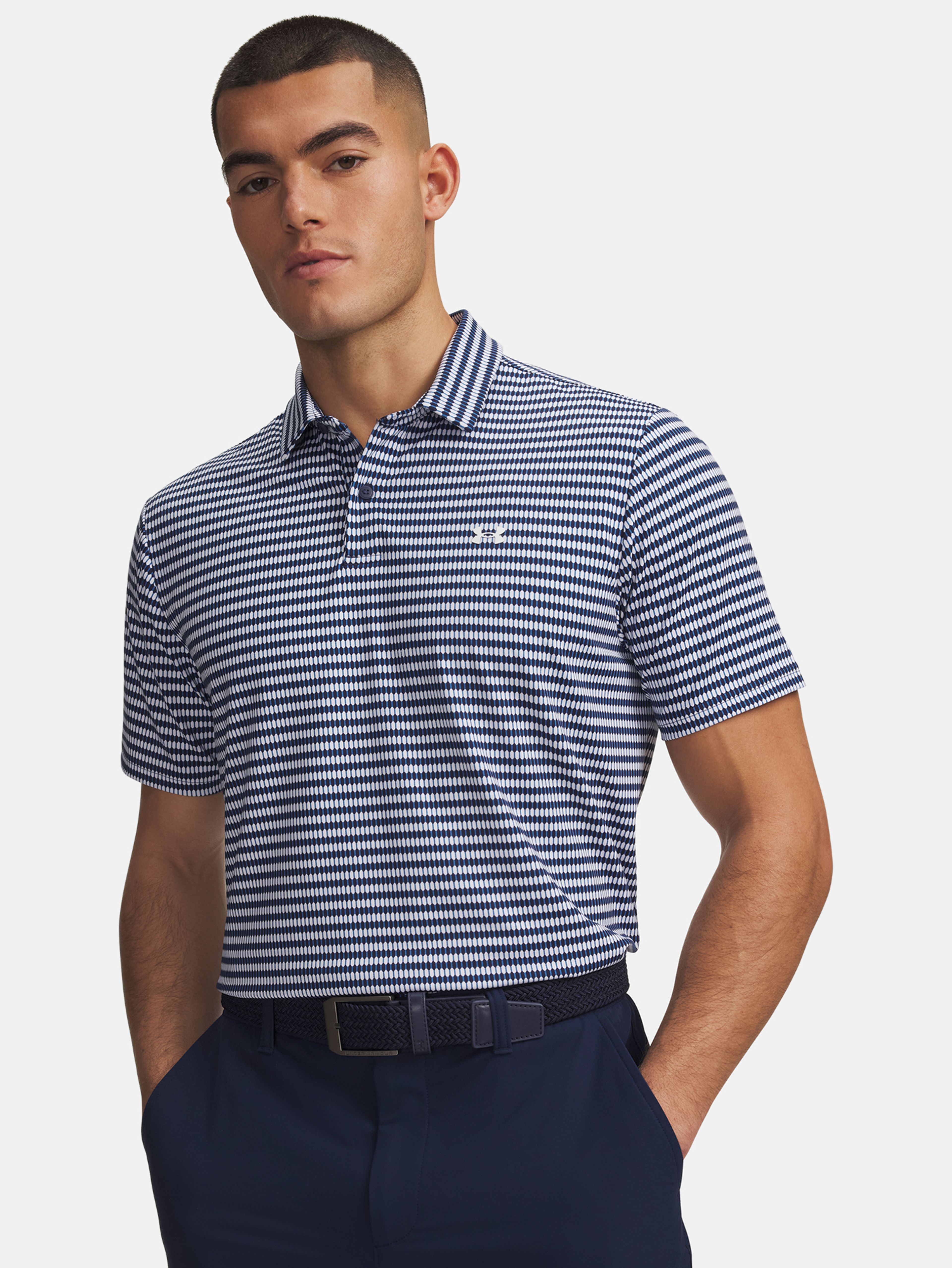 Férfi póló Under Armour UA T2G Printed Polo - 001