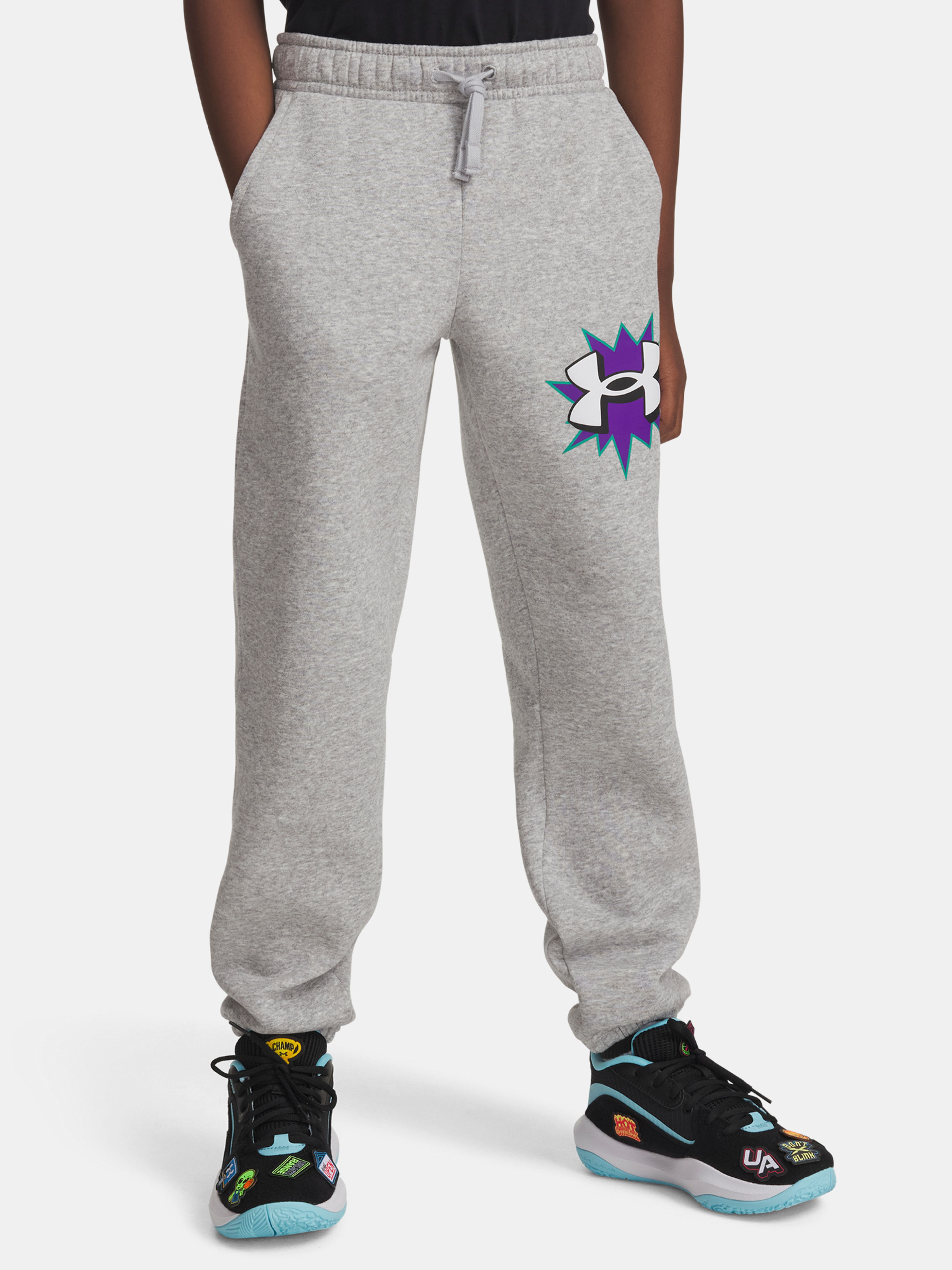 Berniukams  treningai Under Armour UA B RIVAL FLC GRAPHICS JGR - 001