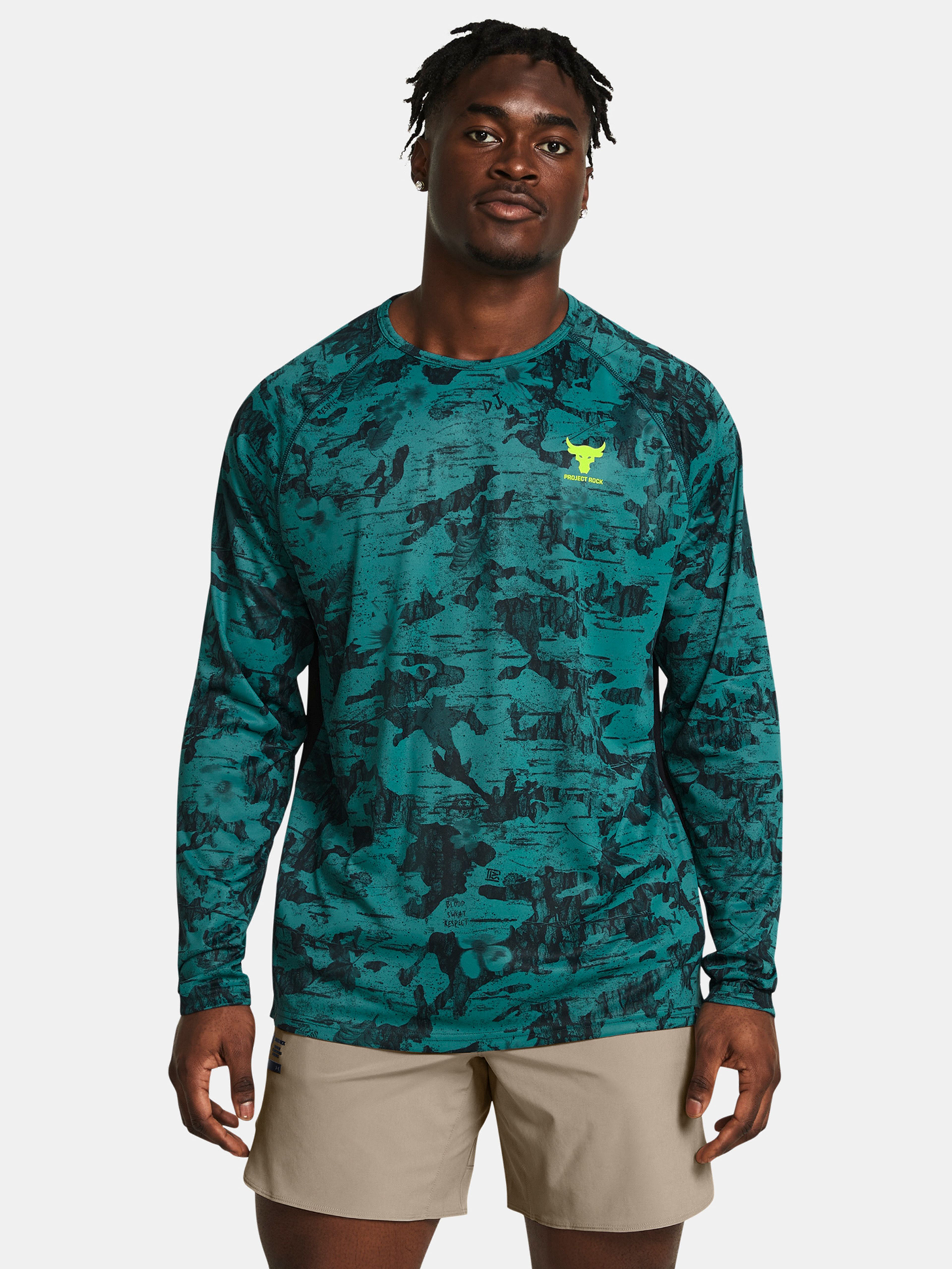 Férfi póló Under Armour Pjt Rck IsoChill LS