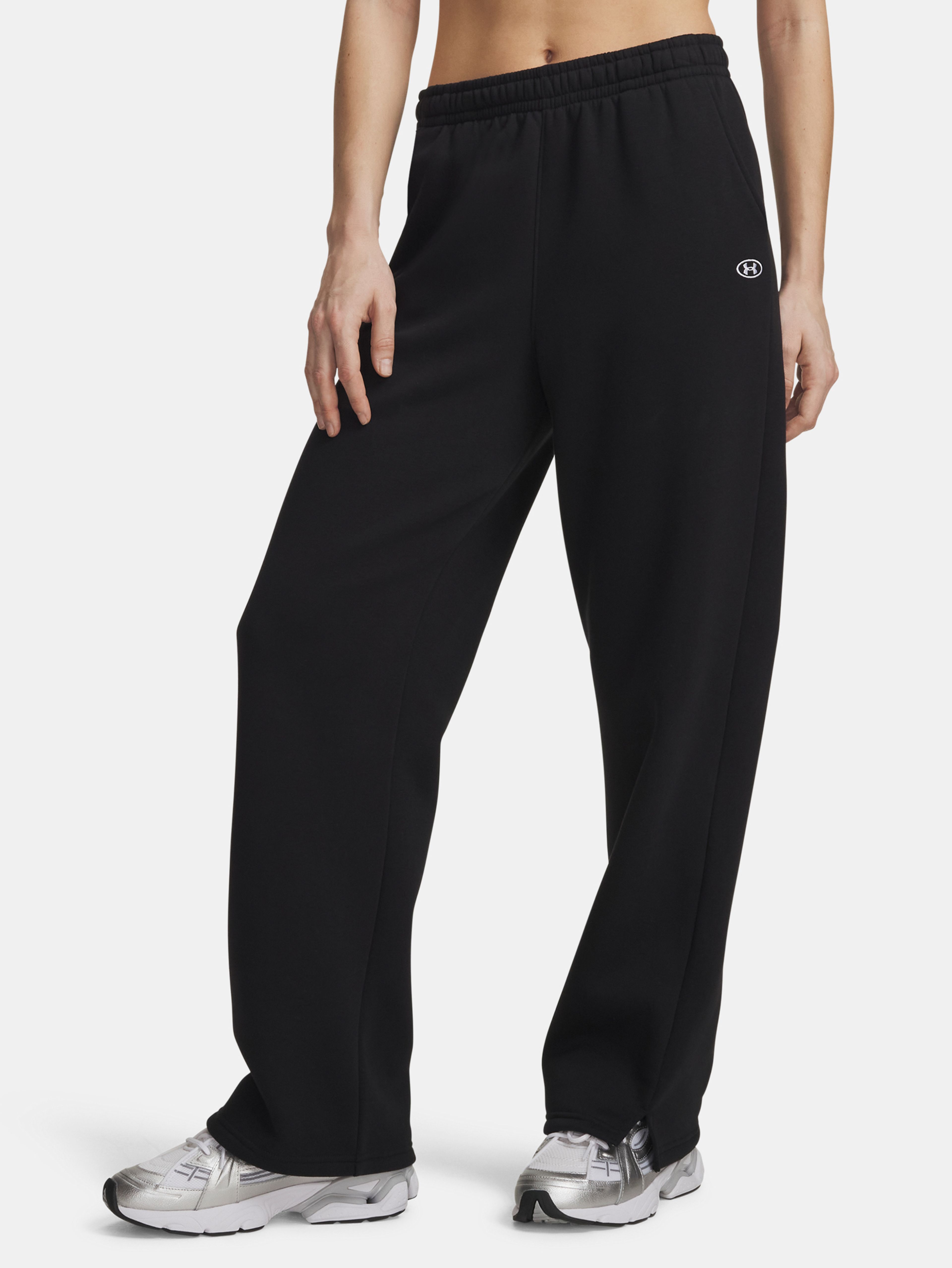 Sieviešu sporta bikses Under Armour Rival Flc Straight Pant - 001