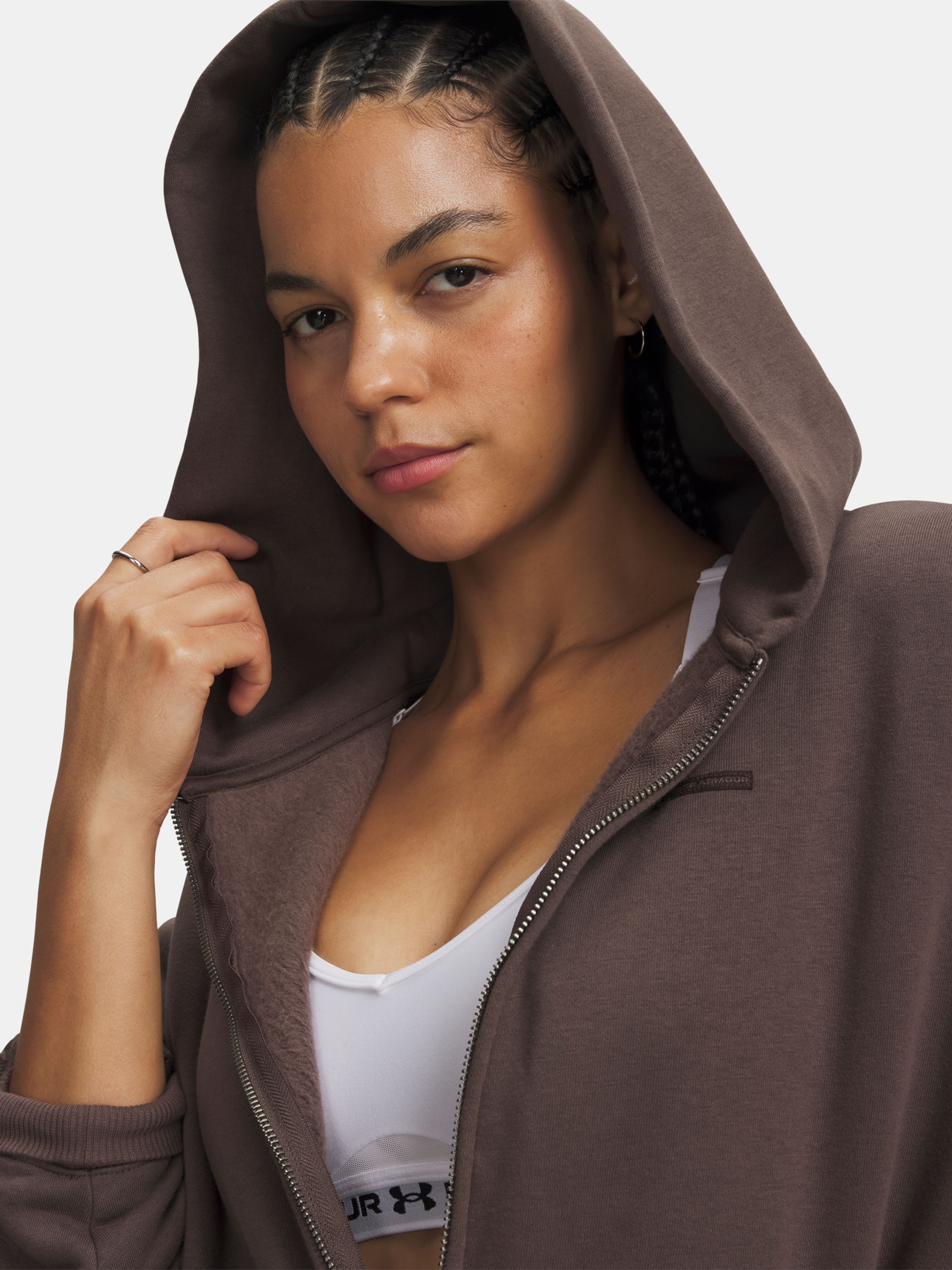 Ženski pulover Under Armour UA ICON SAMA FLC FZ - 003
