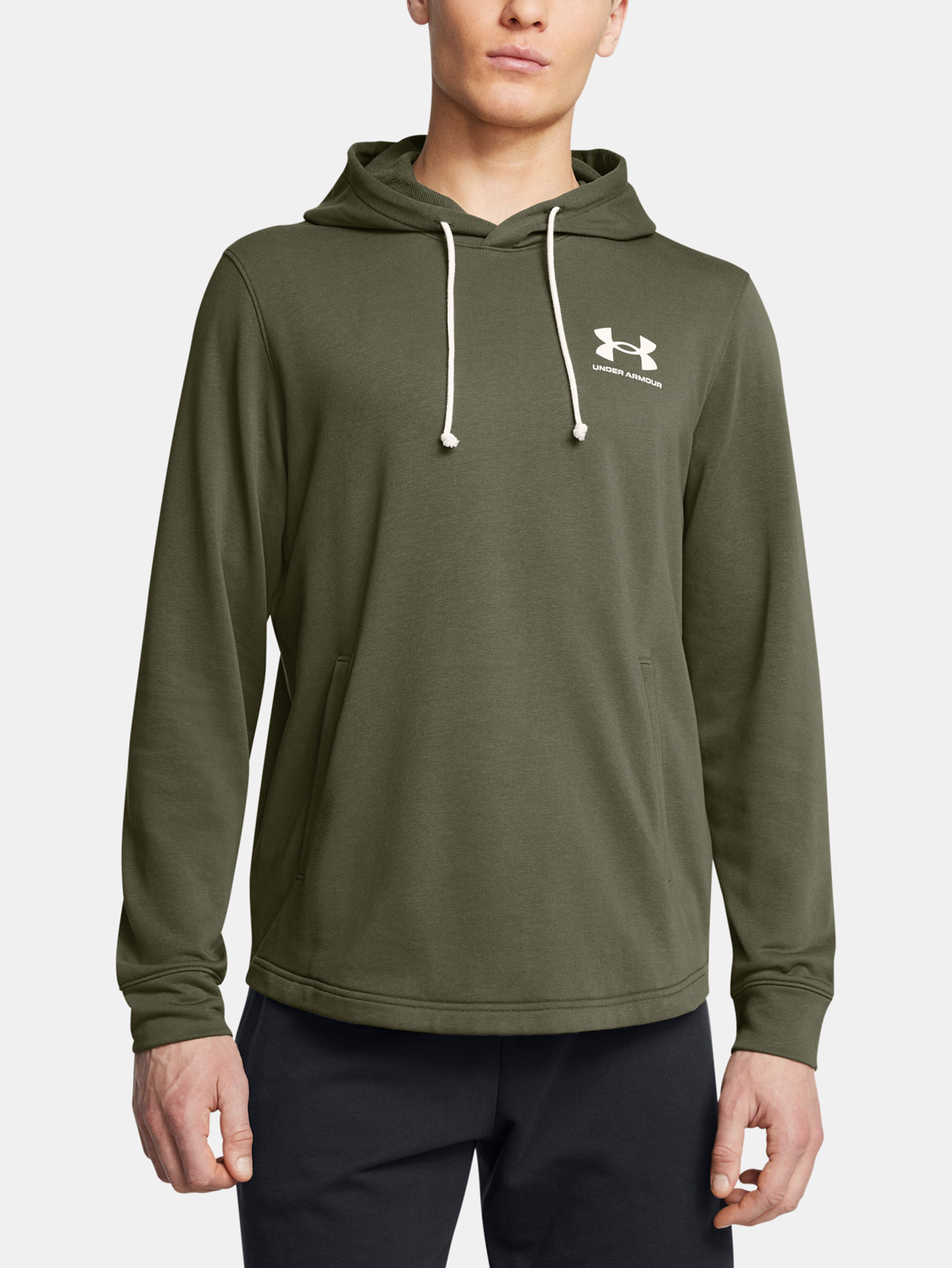 Moški pulover  Under Armour UA Rival Terry LC HD-GRN