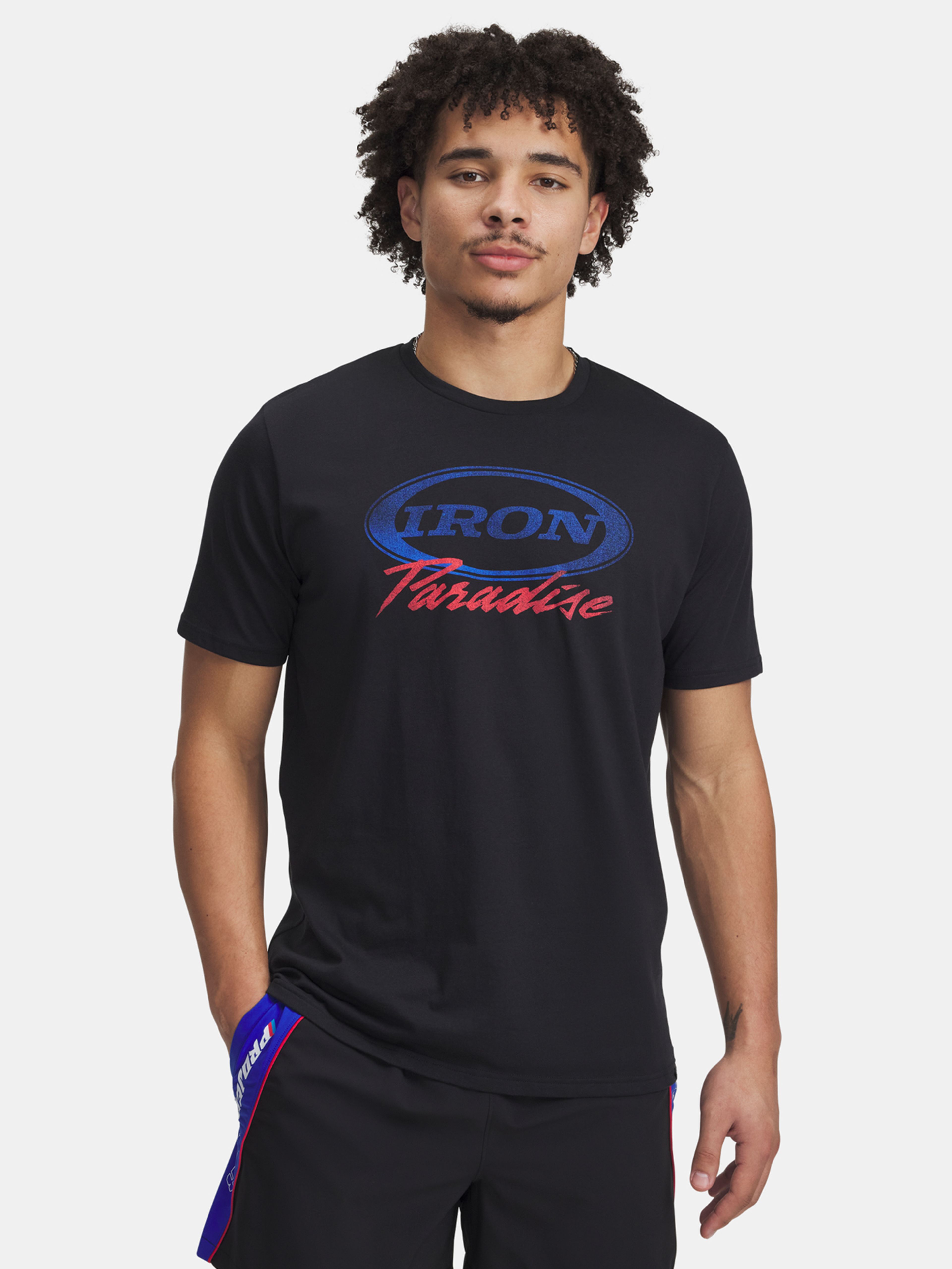 Férfi póló Under Armour Pjt Rck Iron SS