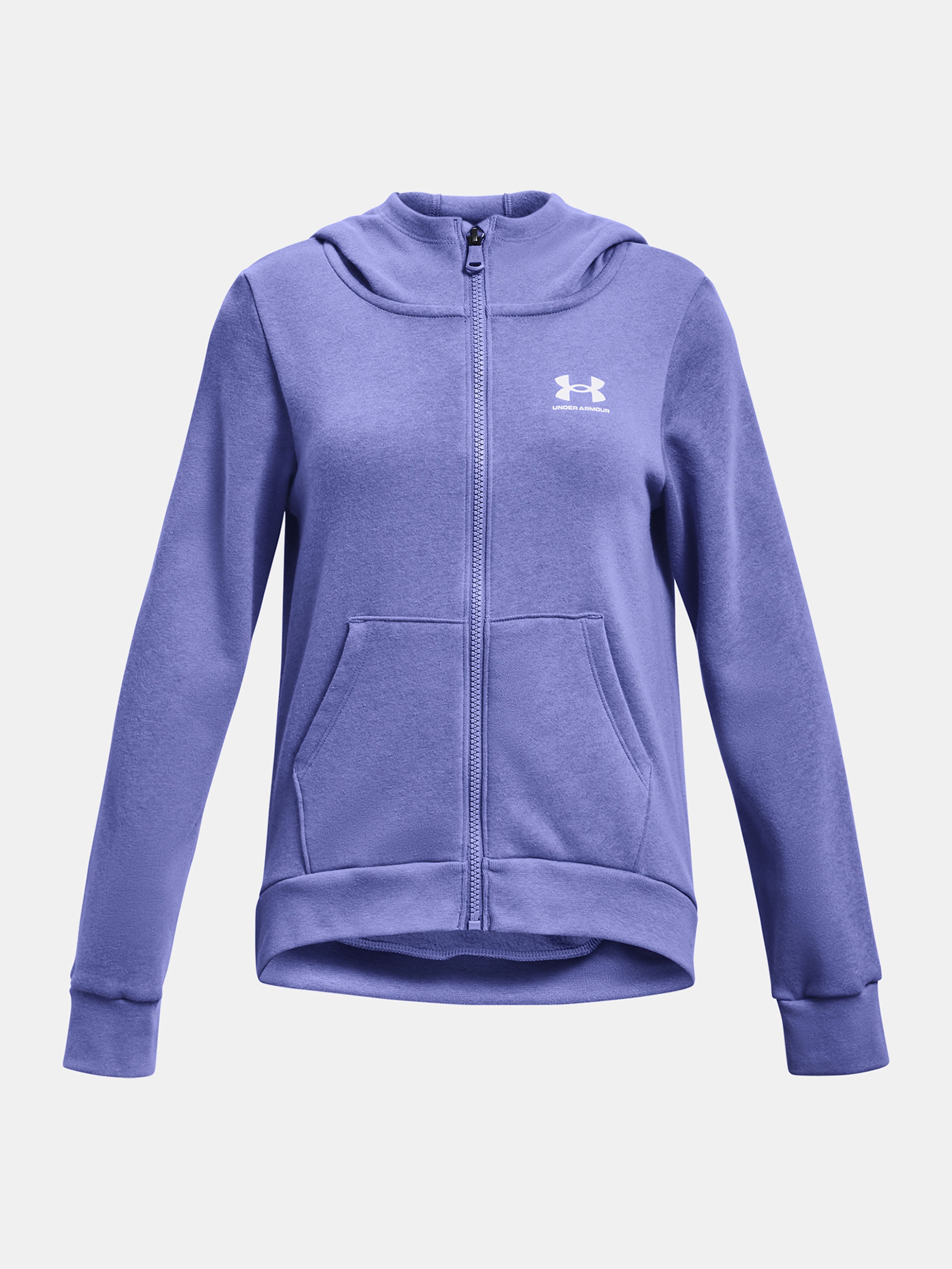 Dekliški pulover Under Armour Rival Fleece LU FZ Hoodie-BLU