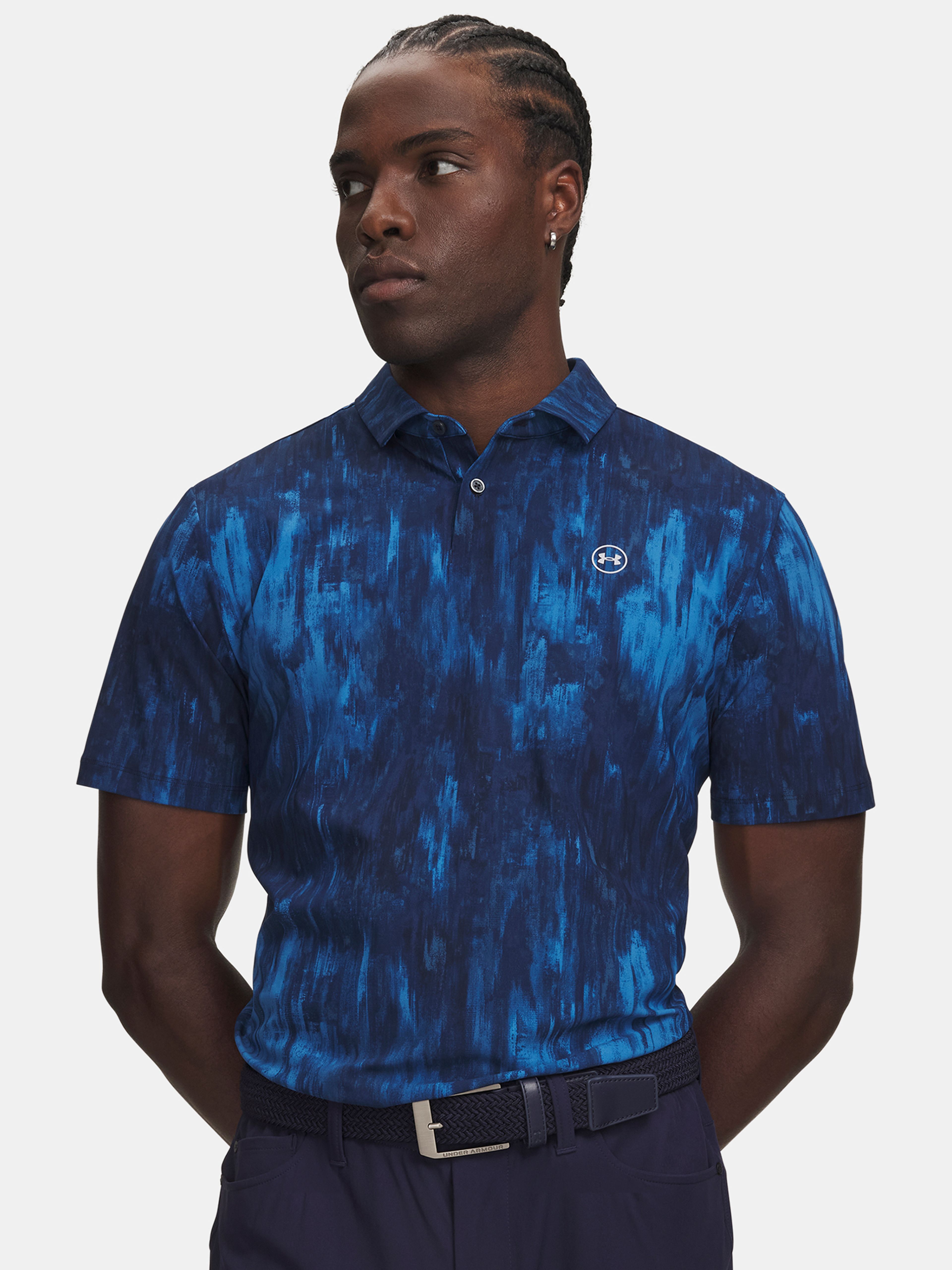 Vyriški marškinėliai Under Armour UA Drive Chill Printed Polo - 001